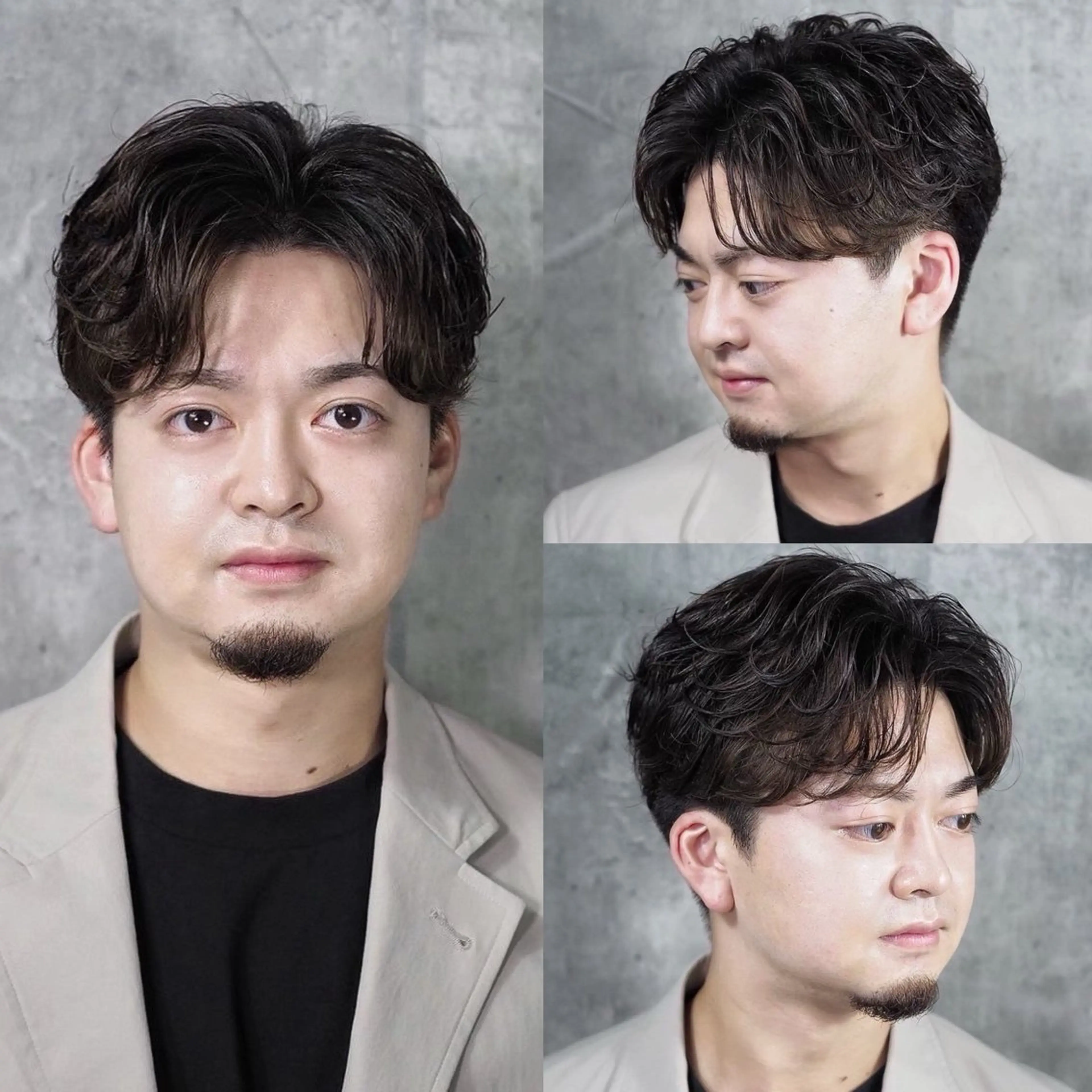 ミディアム メンズ オガサワラ ケイスケのヘアスタイル