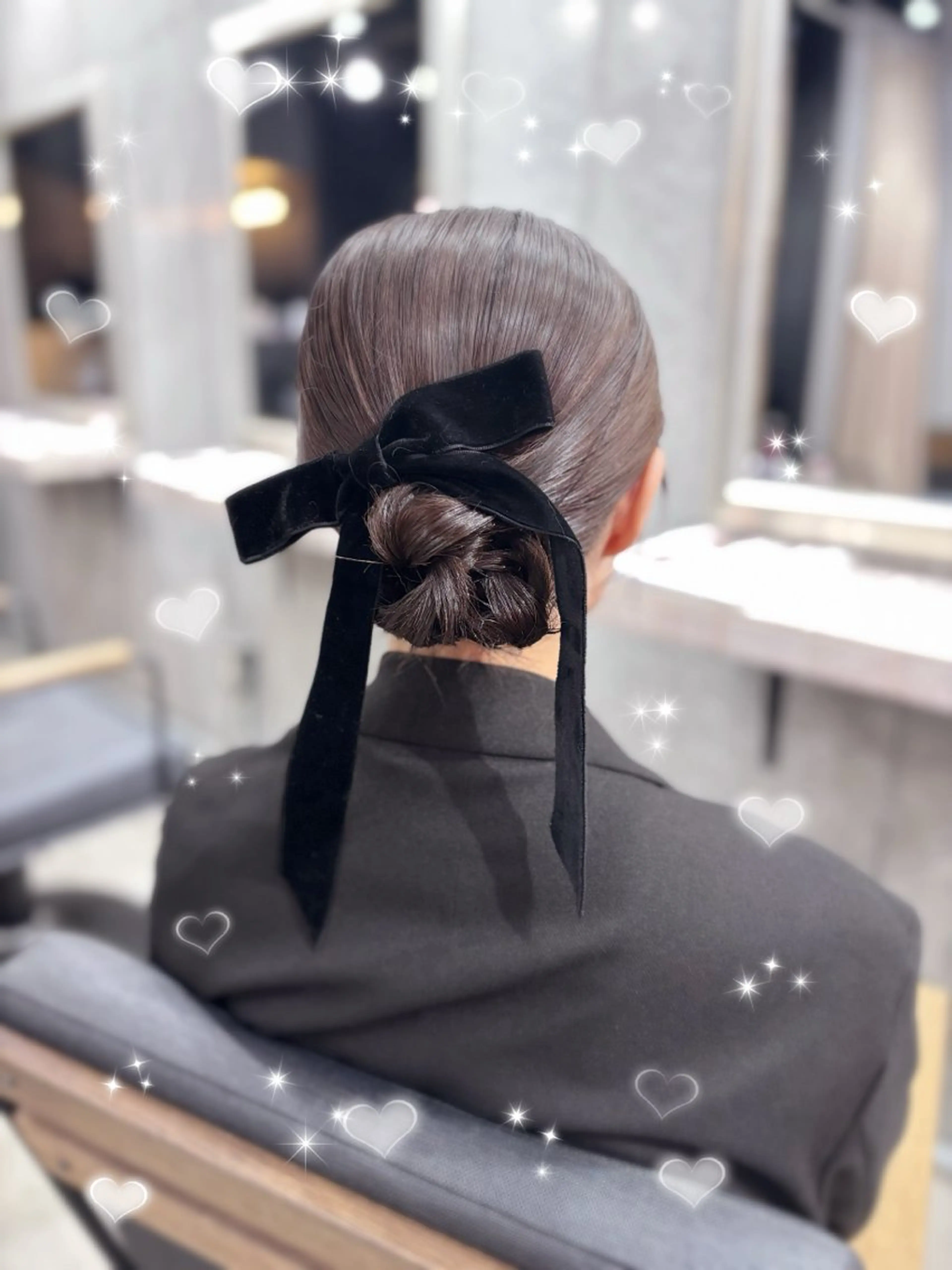 ロング ヘアアレンジ ヘアセット カット、縮毛矯正 モデル募集🎀あゆみのヘアスタイル