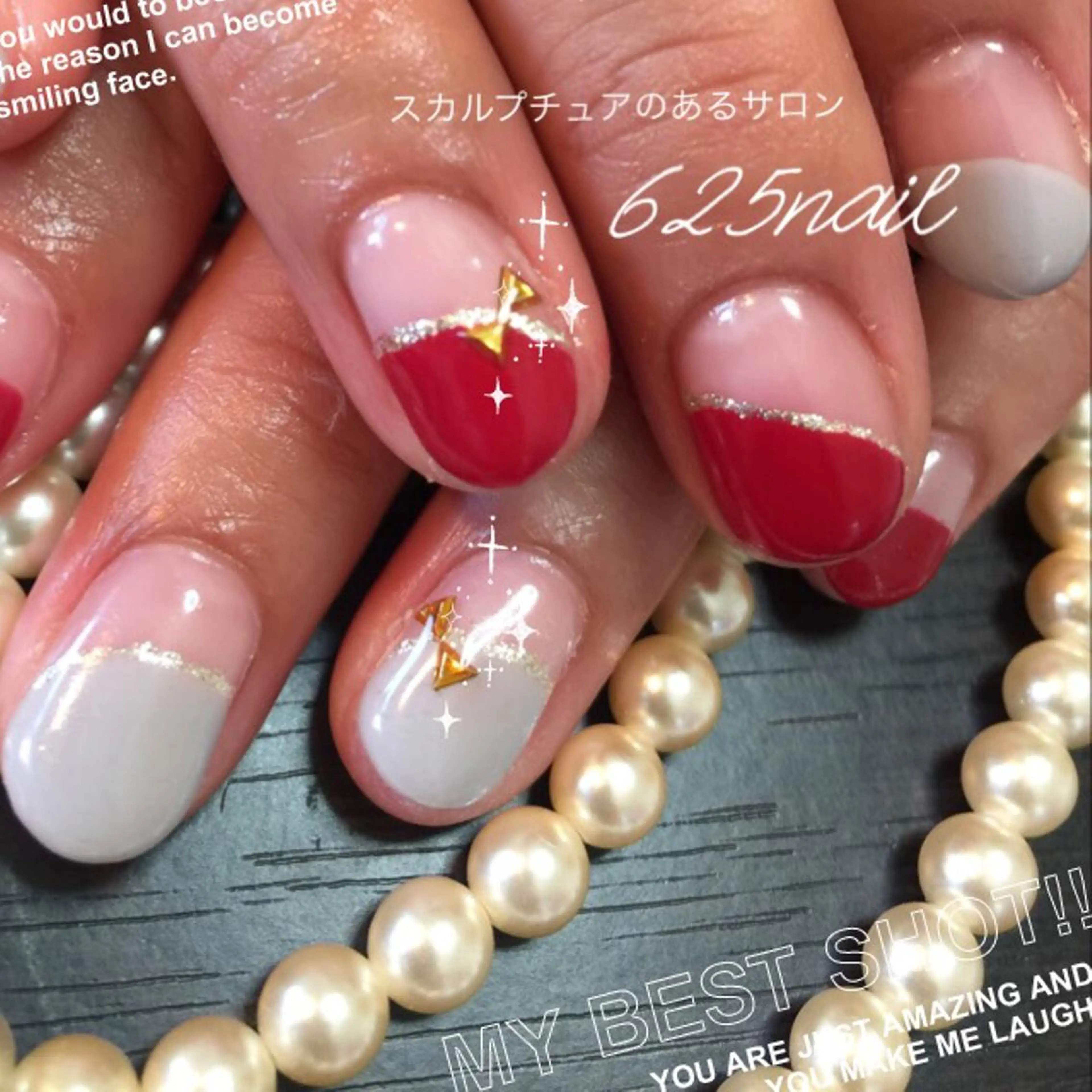 ネイル 625nail 無料P有/春日白水のネイルデザイン