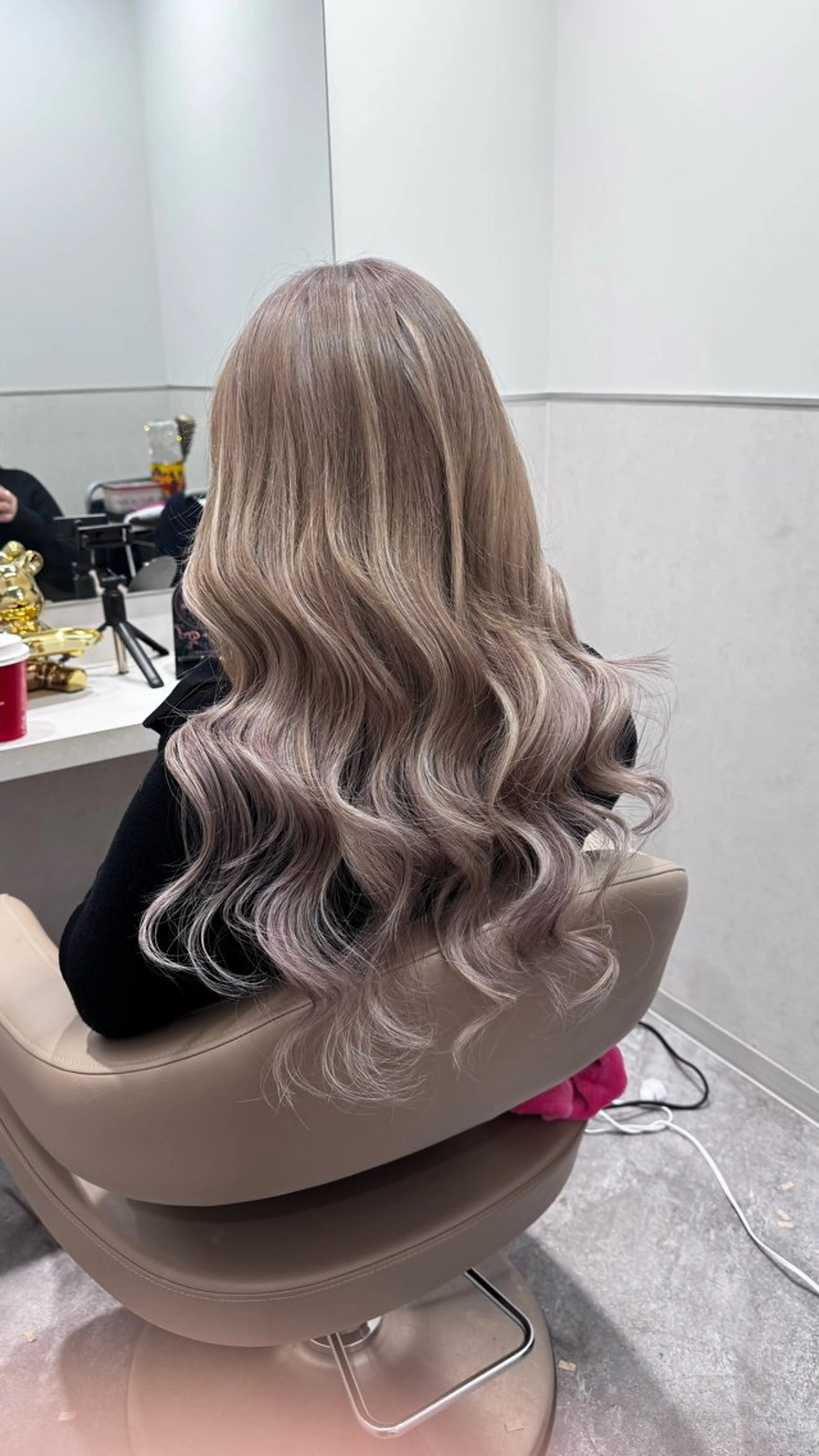 ロング カラー カット ヘアカラー エクステ 魅力引き出しヘア🐾 るくものヘアスタイル