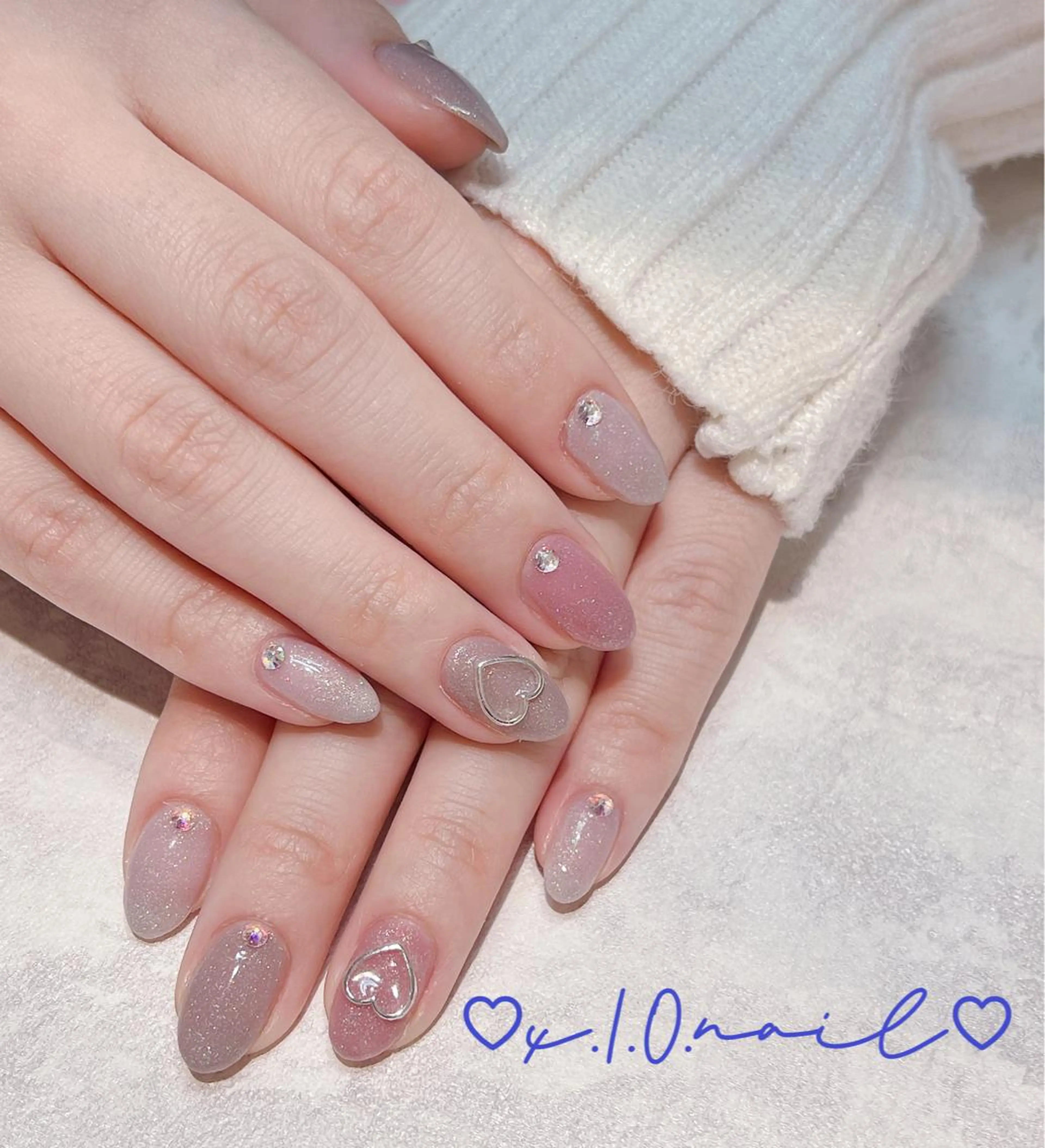 ネイル アニマル柄 アートネイル ニュアンスネイル ネイルチップ ハンドネイル x.1.0.nail ♡Cのネイルデザイン