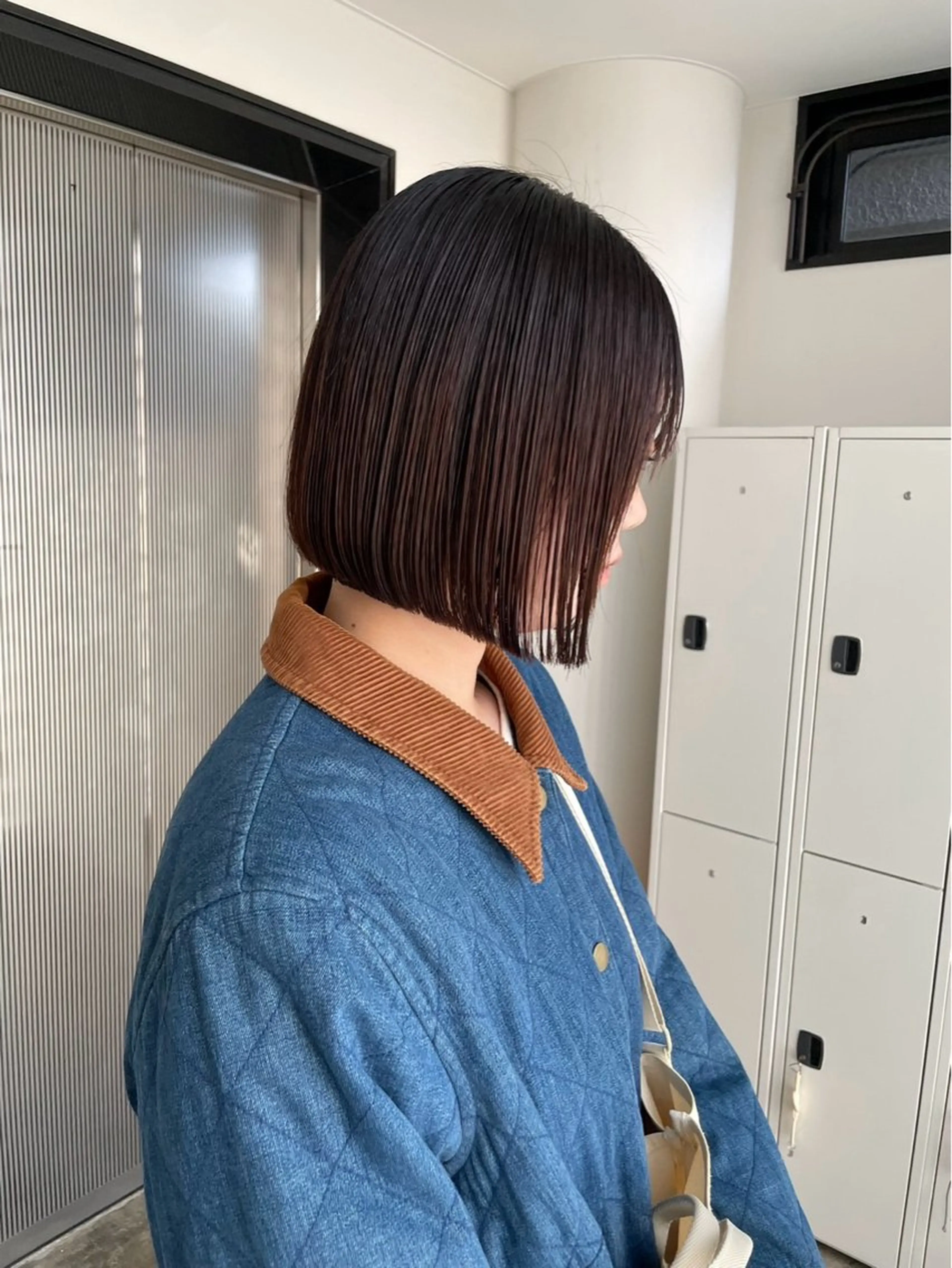 bob cut ＋ one color ＋Aujua 選べる shampoo🫧の写真