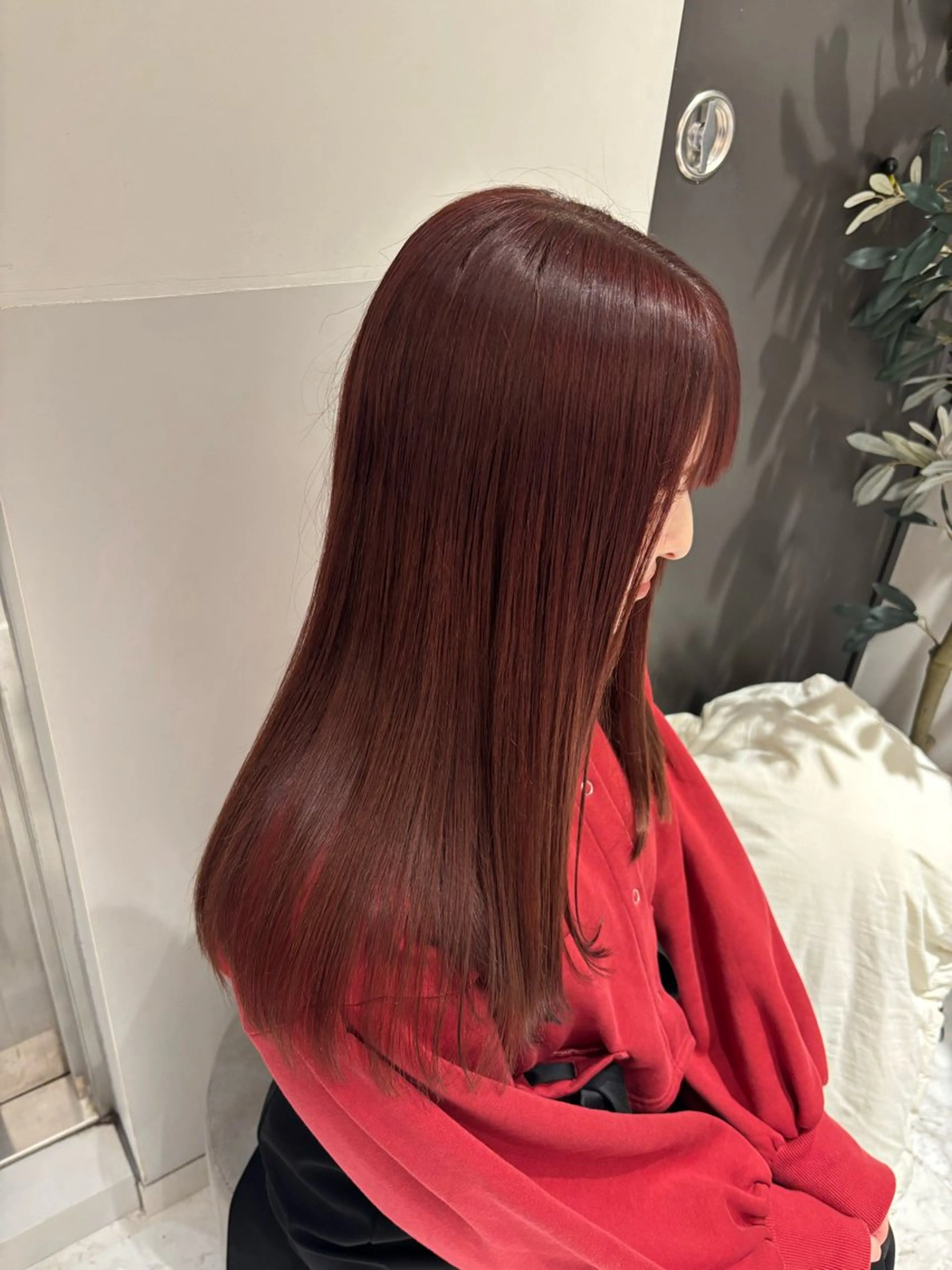 セミロング カット ヘアカラー aoi ♡グレージュ ・ベージュカラーのヘアスタイル