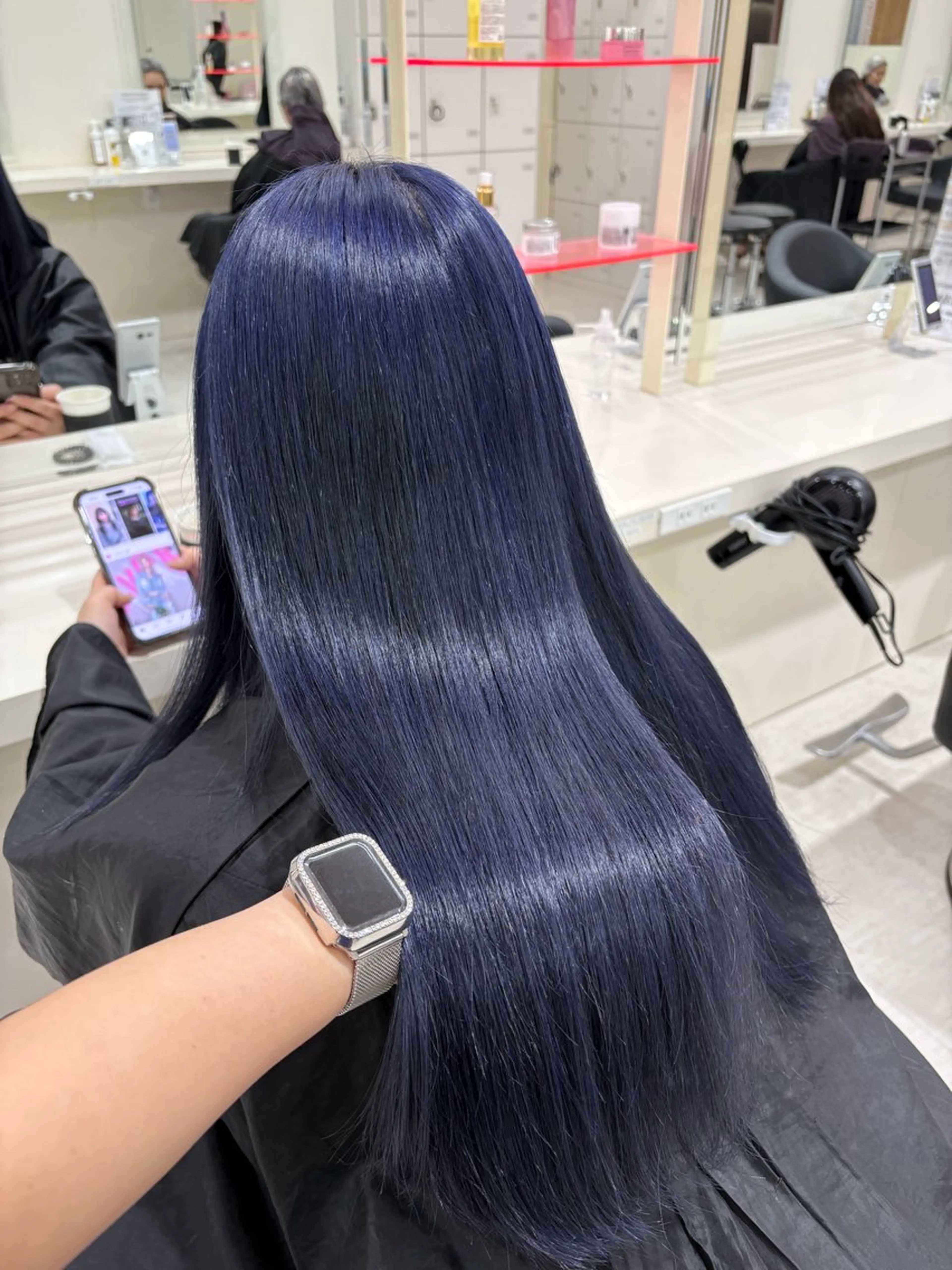 セミロング カラー ヘアカラー 💟RINNA 艶カラー💟のヘアスタイル