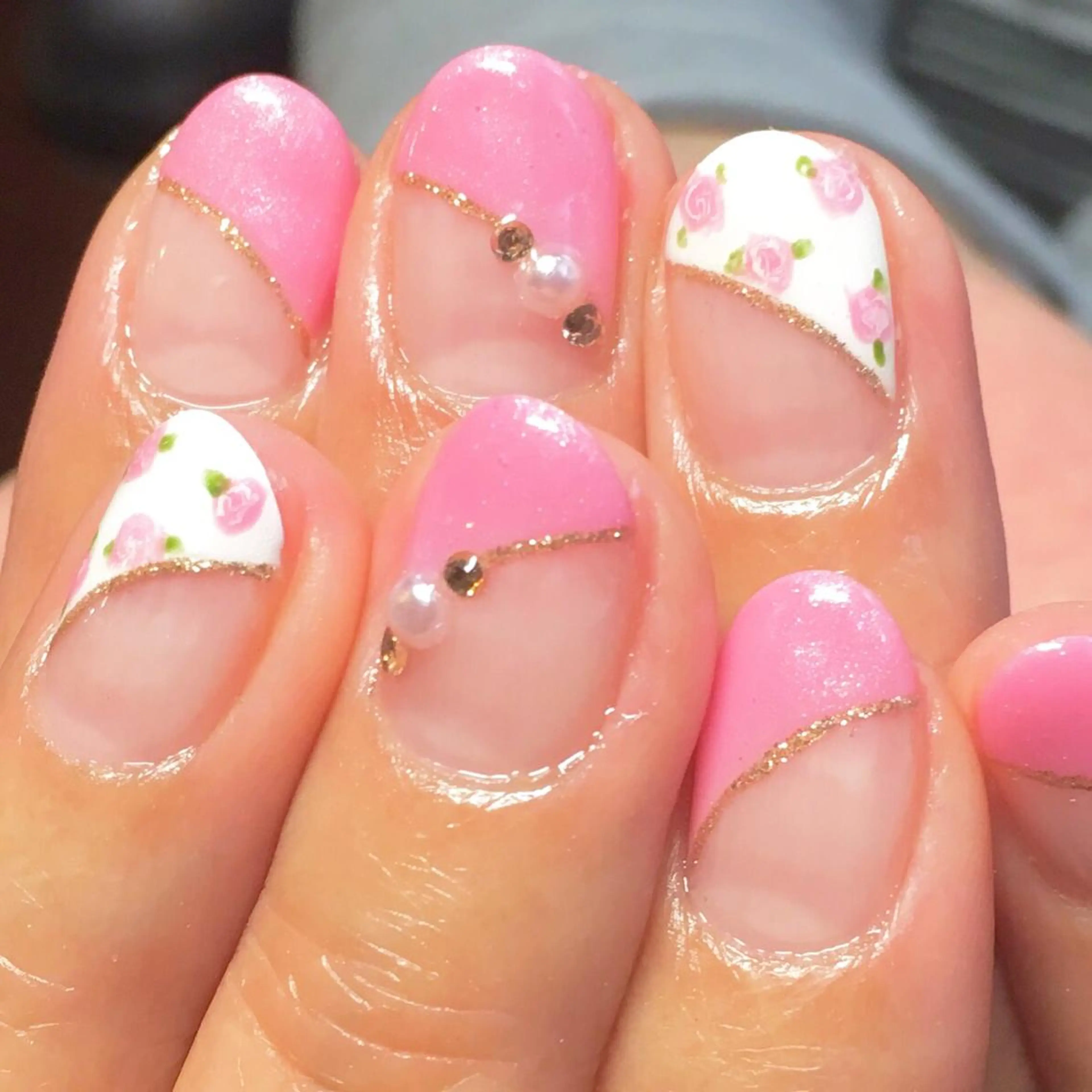 ネイル 春ネイル アクアライズ所属・アクア ライズのネイルデザイン