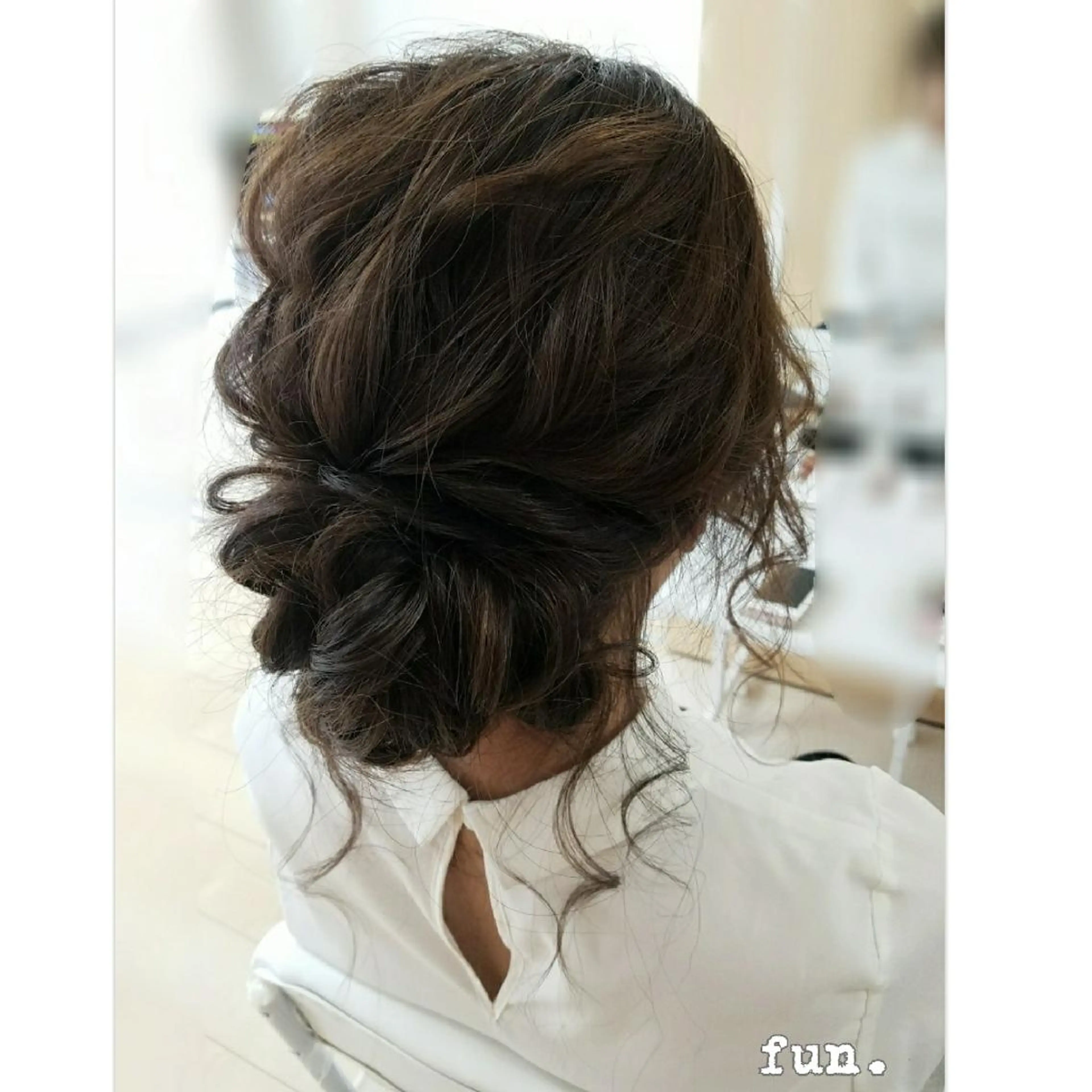 セミロング ヘアアレンジ fun./ヘアセット /エクステ/着付のその他イメージ