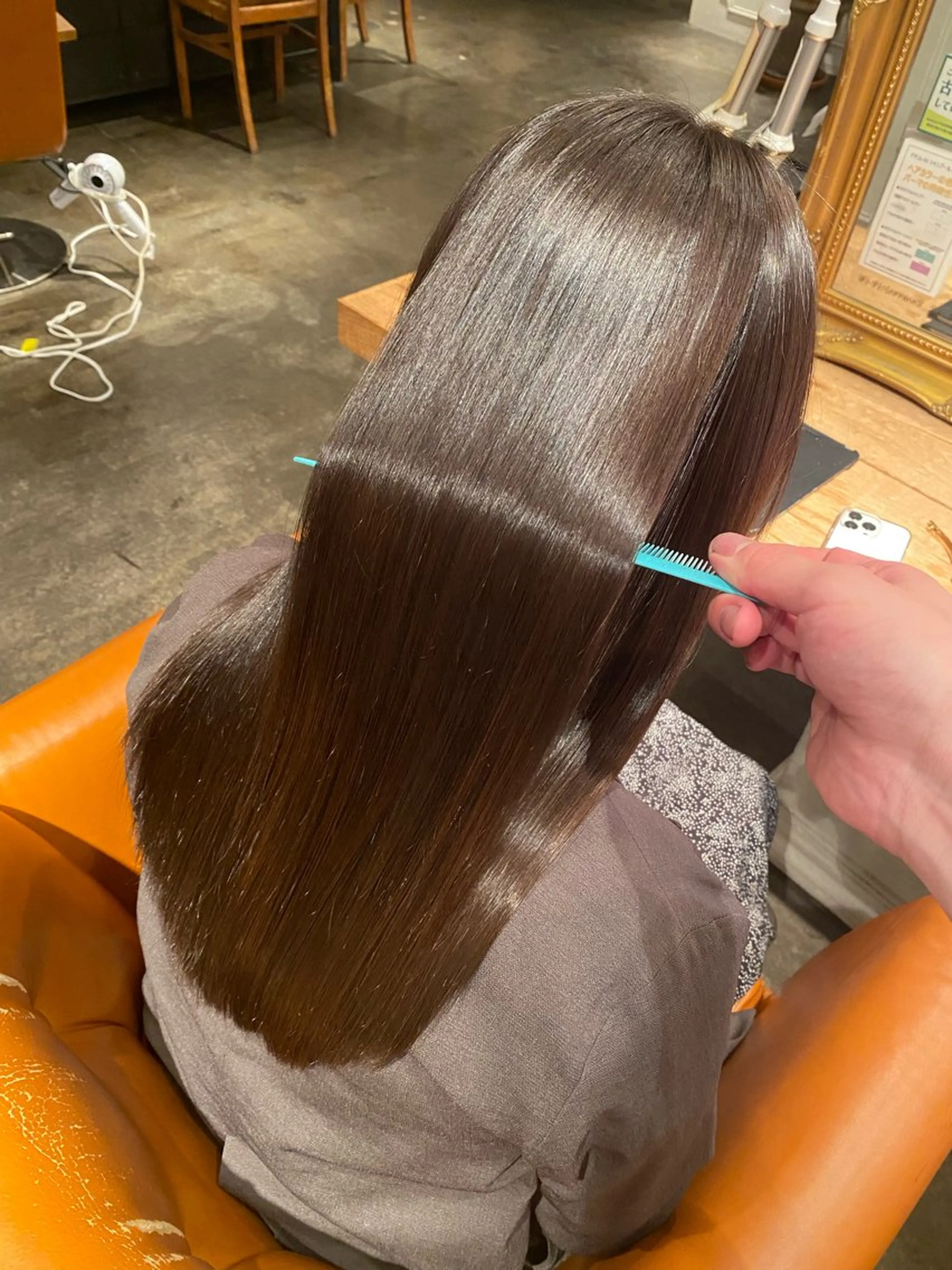 ロング カラー カット ヘアカラー トリートメント 癖毛&ダメージ改善 カット/soyaのヘアスタイル