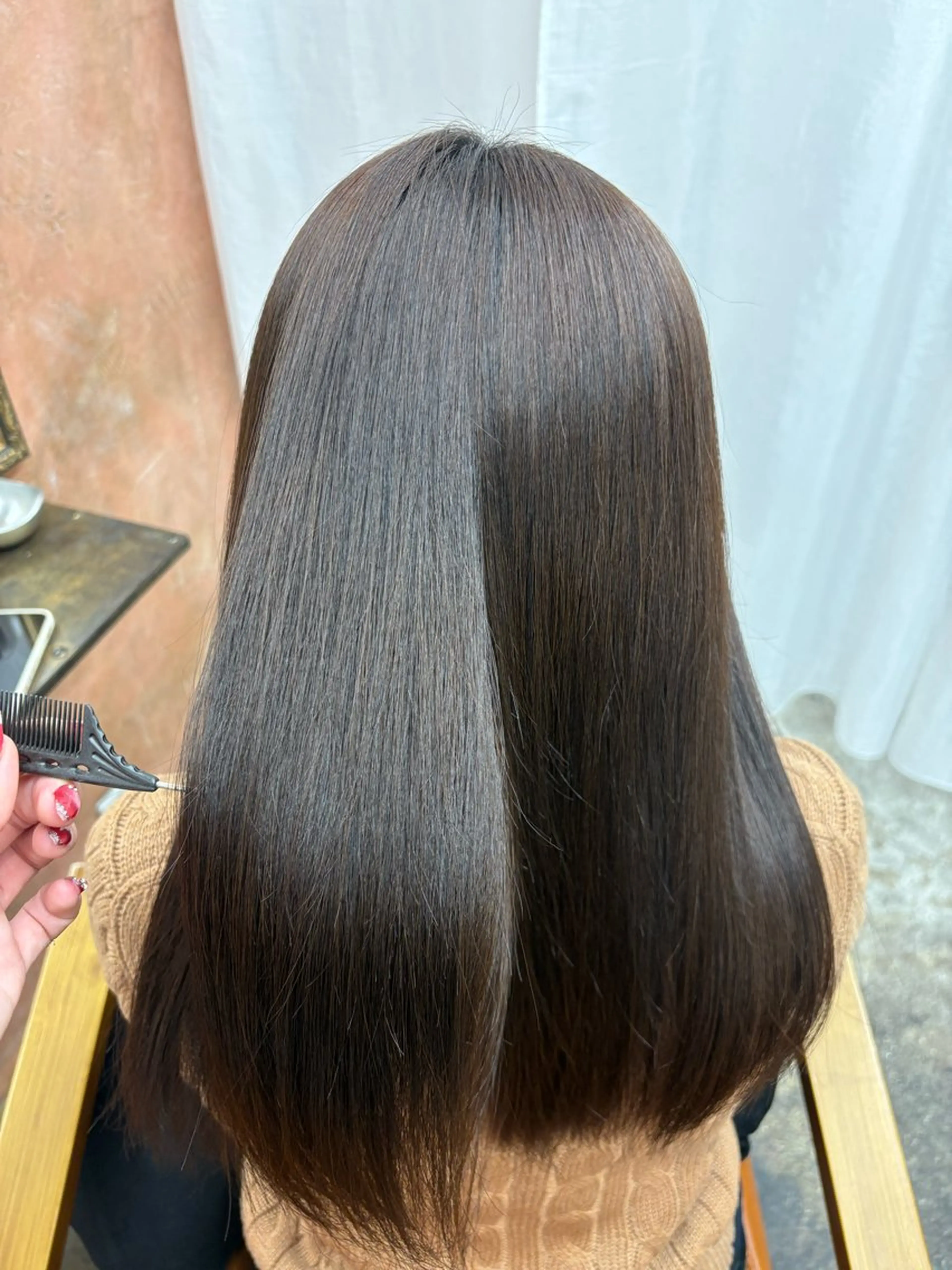 ミディアム 縮毛矯正 Retsu /UniQのヘアスタイル