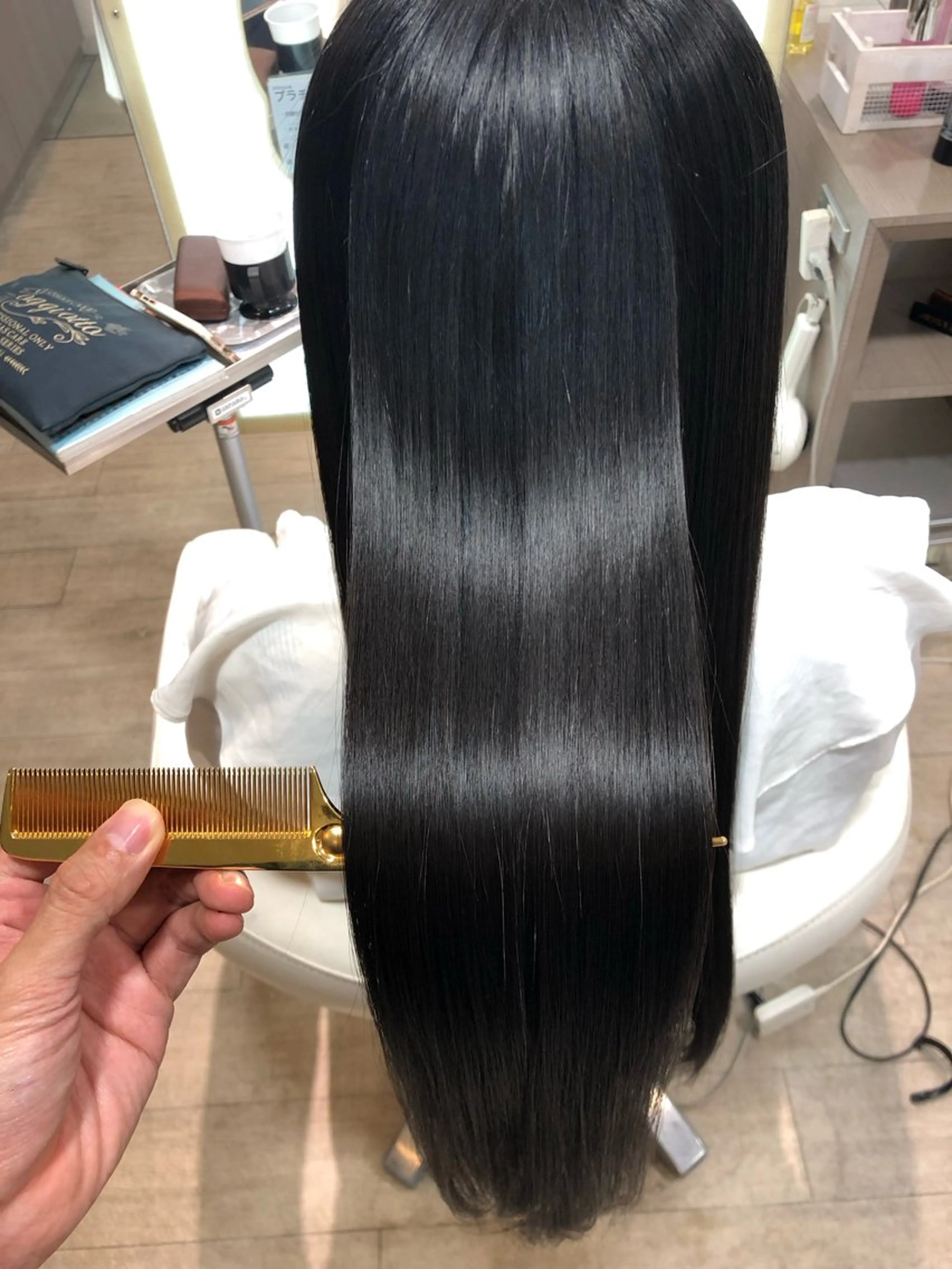 ロング 髪質改善 トリートメント 門田 恭弥のヘアスタイル