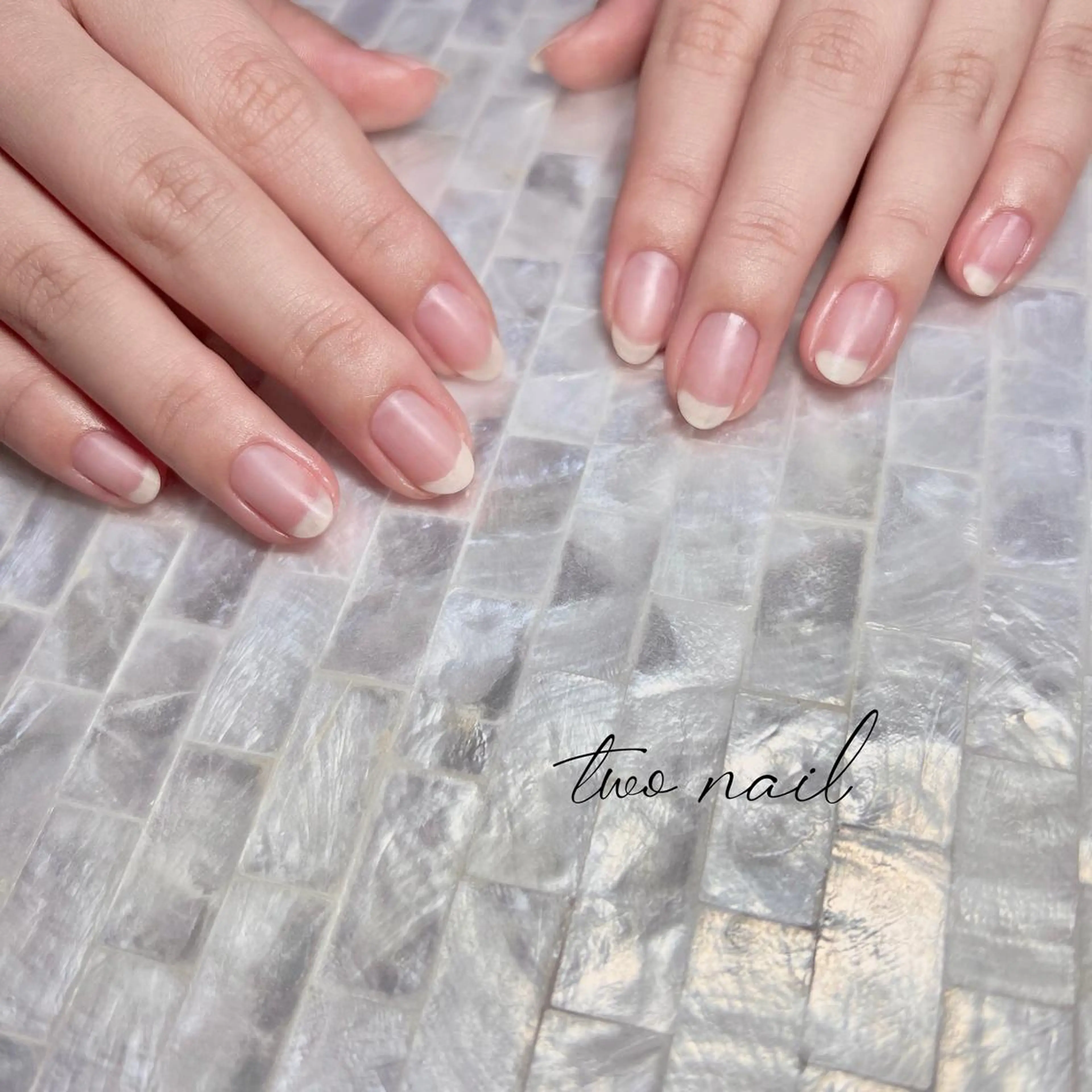 ネイル アートネイル フットネイル ハート ニュアンスネイル オフィスネイル オフのみ(ネイル) two nailのネイルデザイン