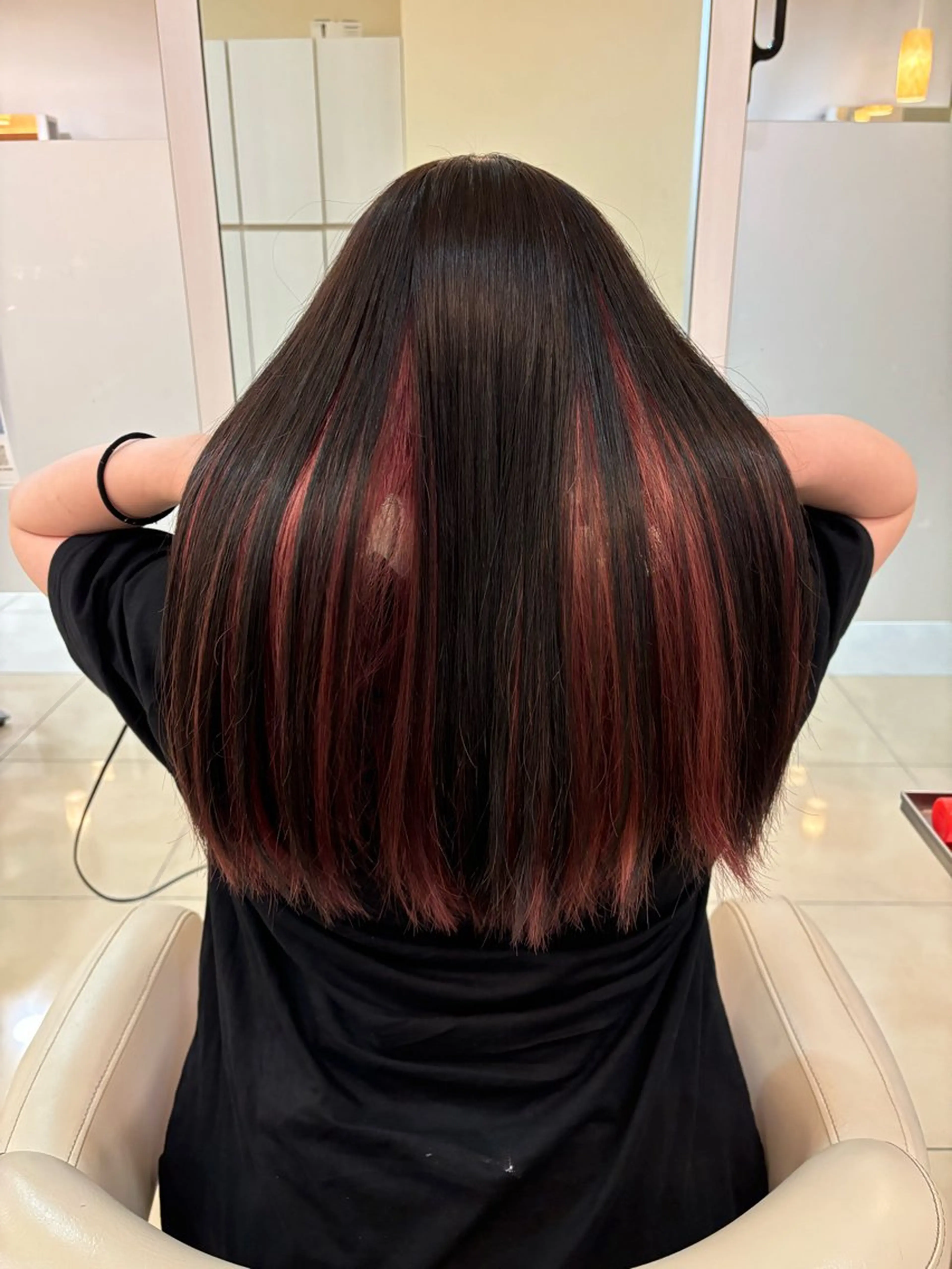 カラー ピンクカラー ヘアカラー 💖🐇板倉 百花🐇💖のヘアスタイル