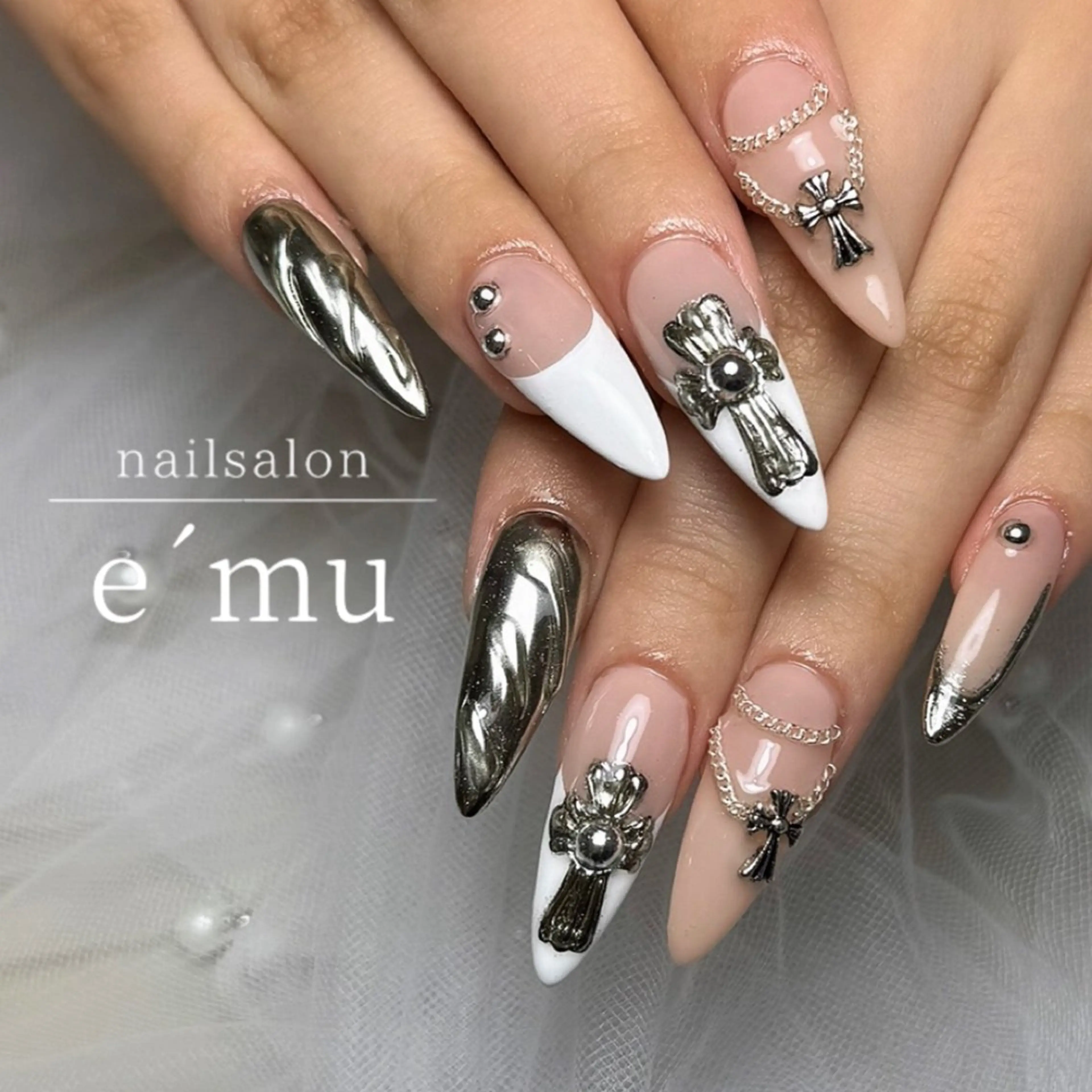 ネイル ネイルチップ ハンドネイル nailsalon e´muのネイルデザイン
