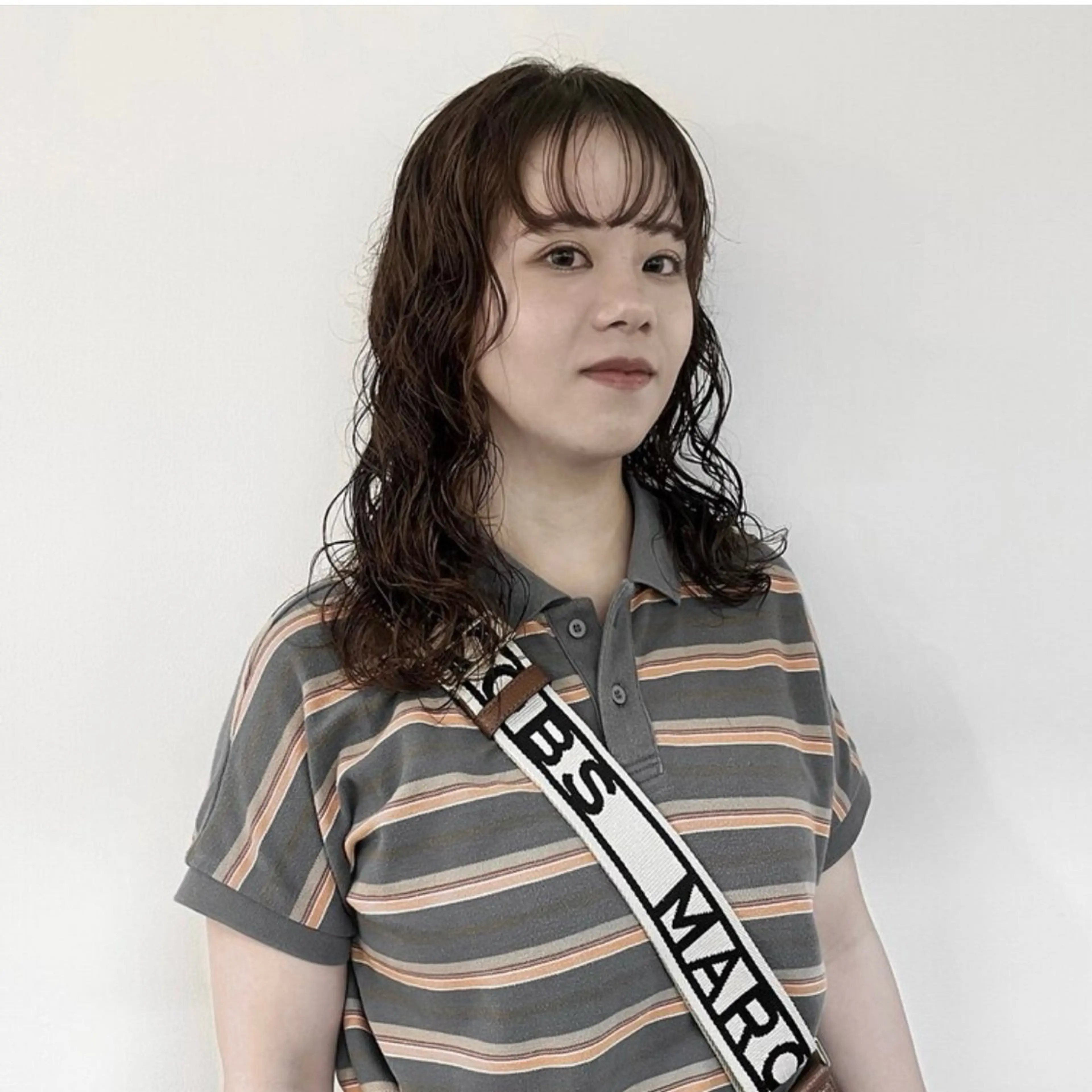 ミディアム ミディアムパーマ 小山夕稀/ニュアンス パーマ/新城のヘアスタイル