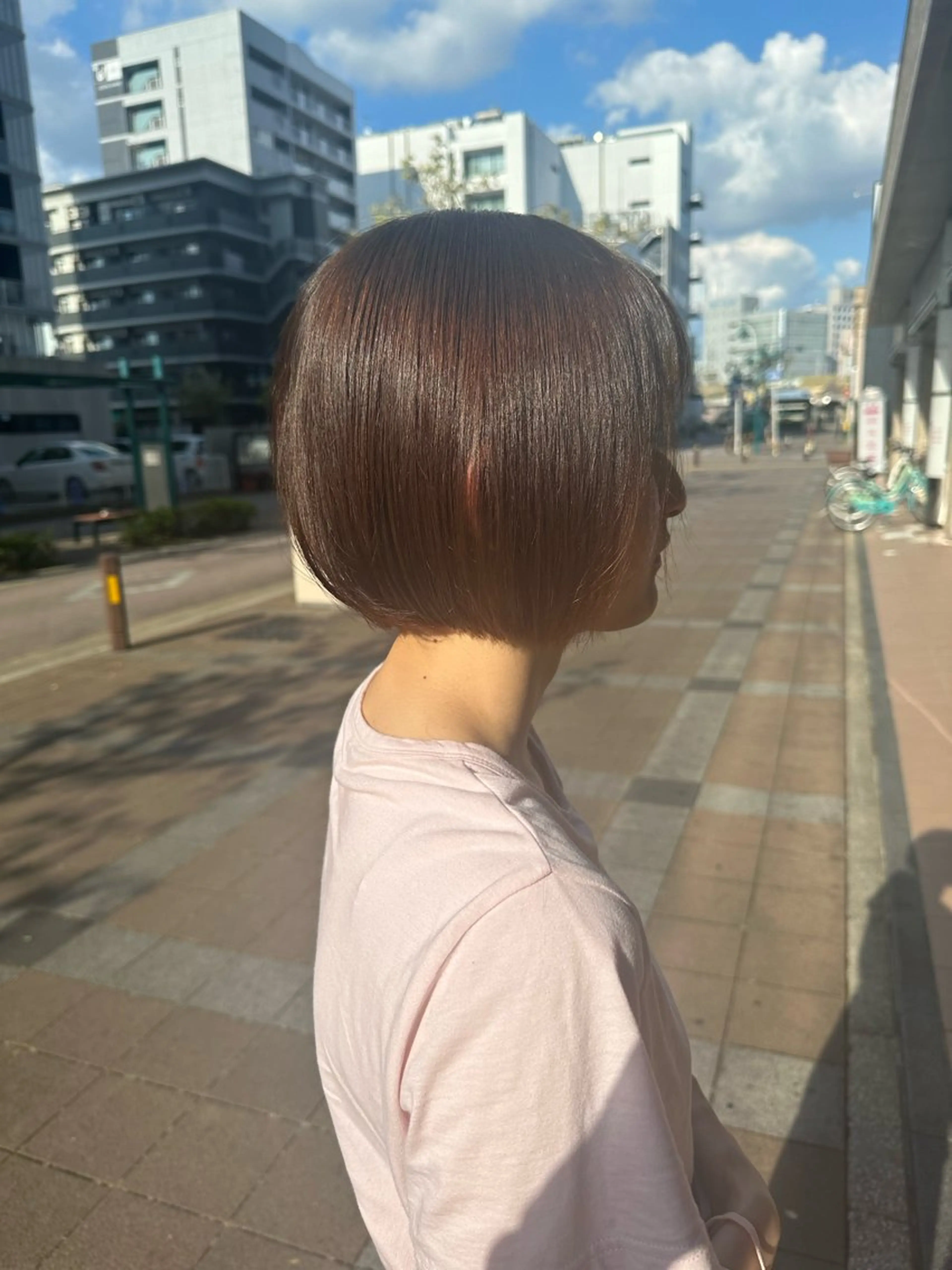 ミディアム ボブ 益野 凌のヘアスタイル