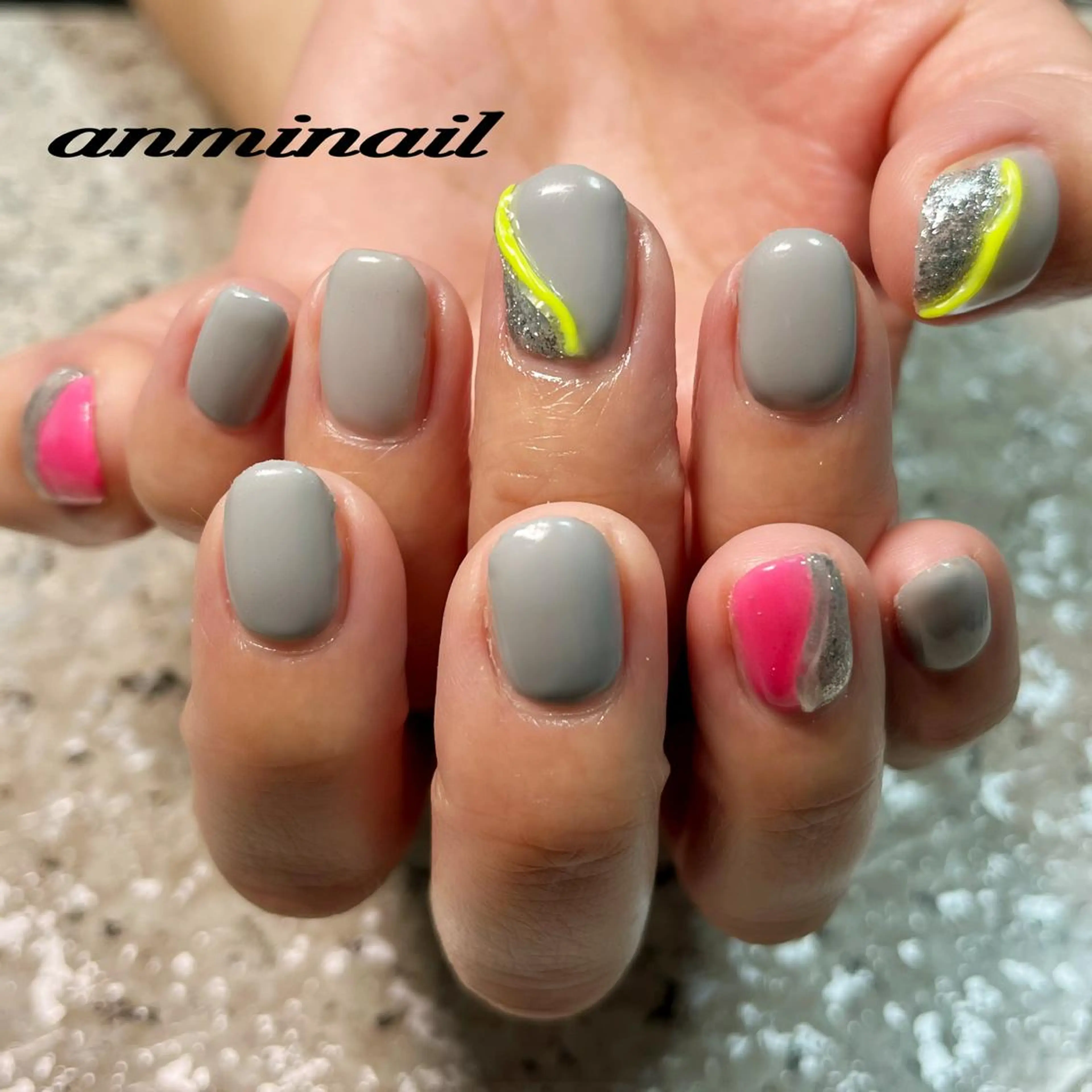 ネイル ハンドネイル 野宮 和美のネイルデザイン