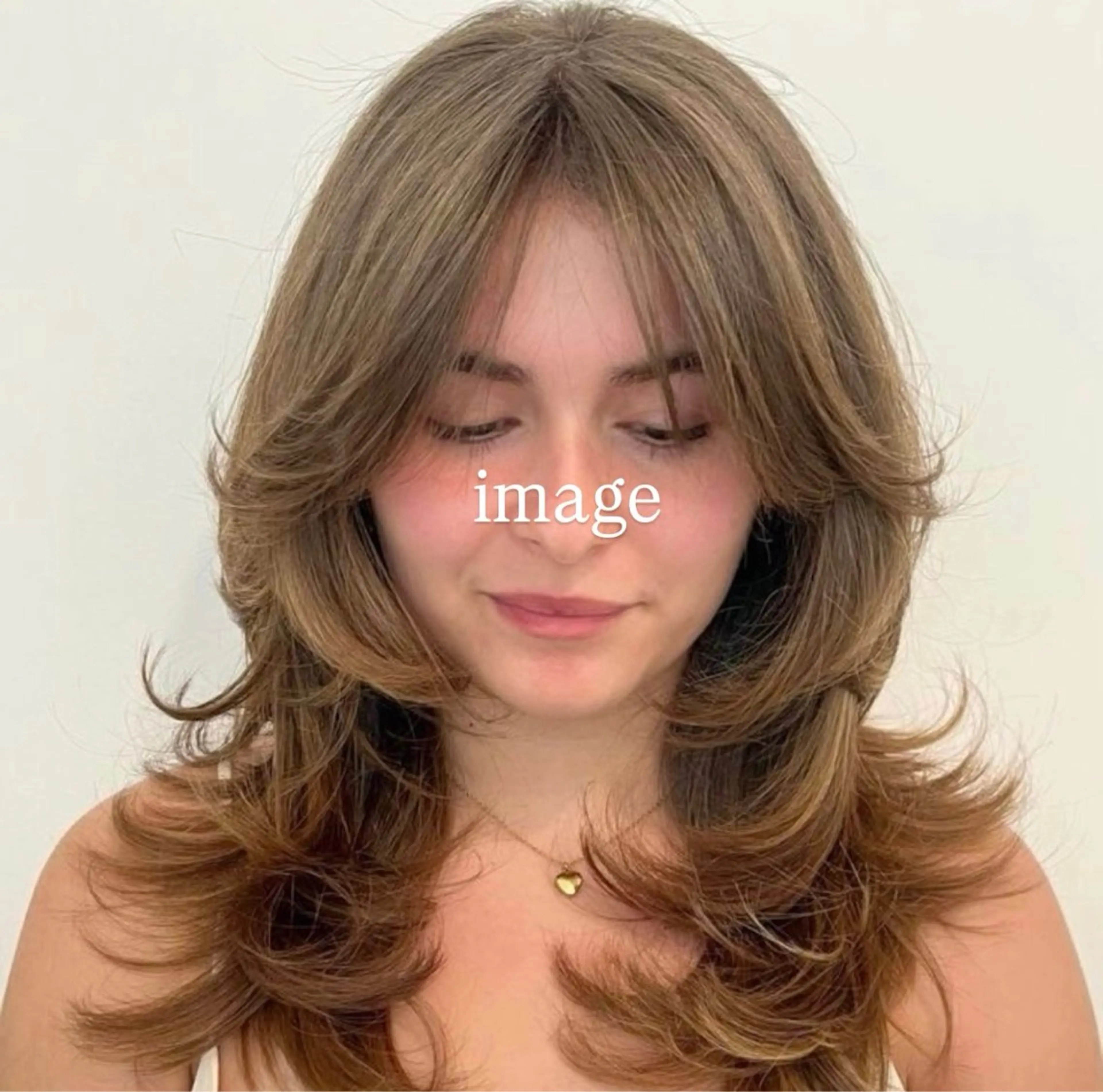 海外風レイヤーカット🇺🇸モデル（ハイレイヤー）の写真