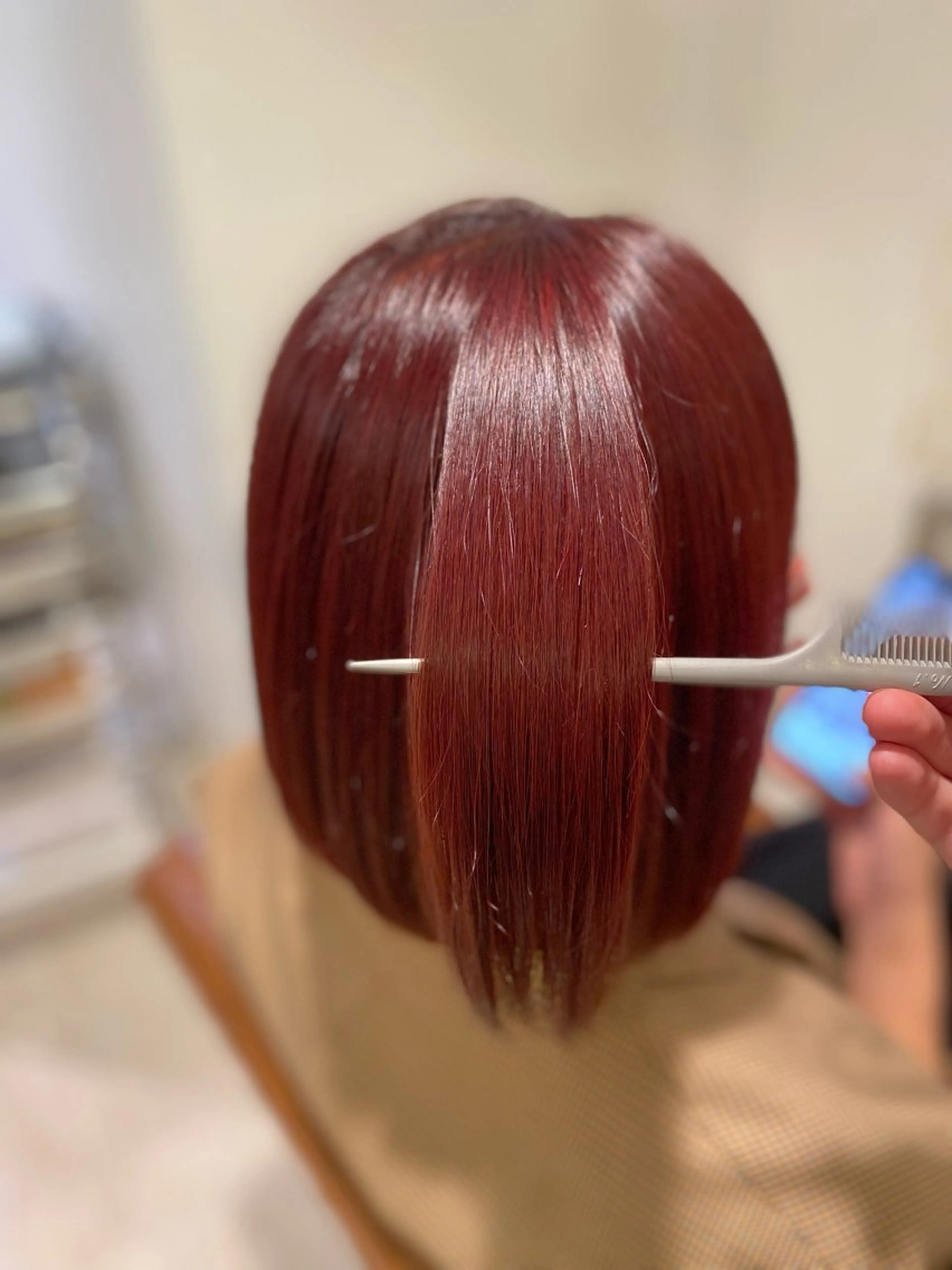 カラー ブリーチ ボルドーカラー ブリーチなしカラー ブリーチ特化型🐯 Lita -ゆうや-のヘアスタイル