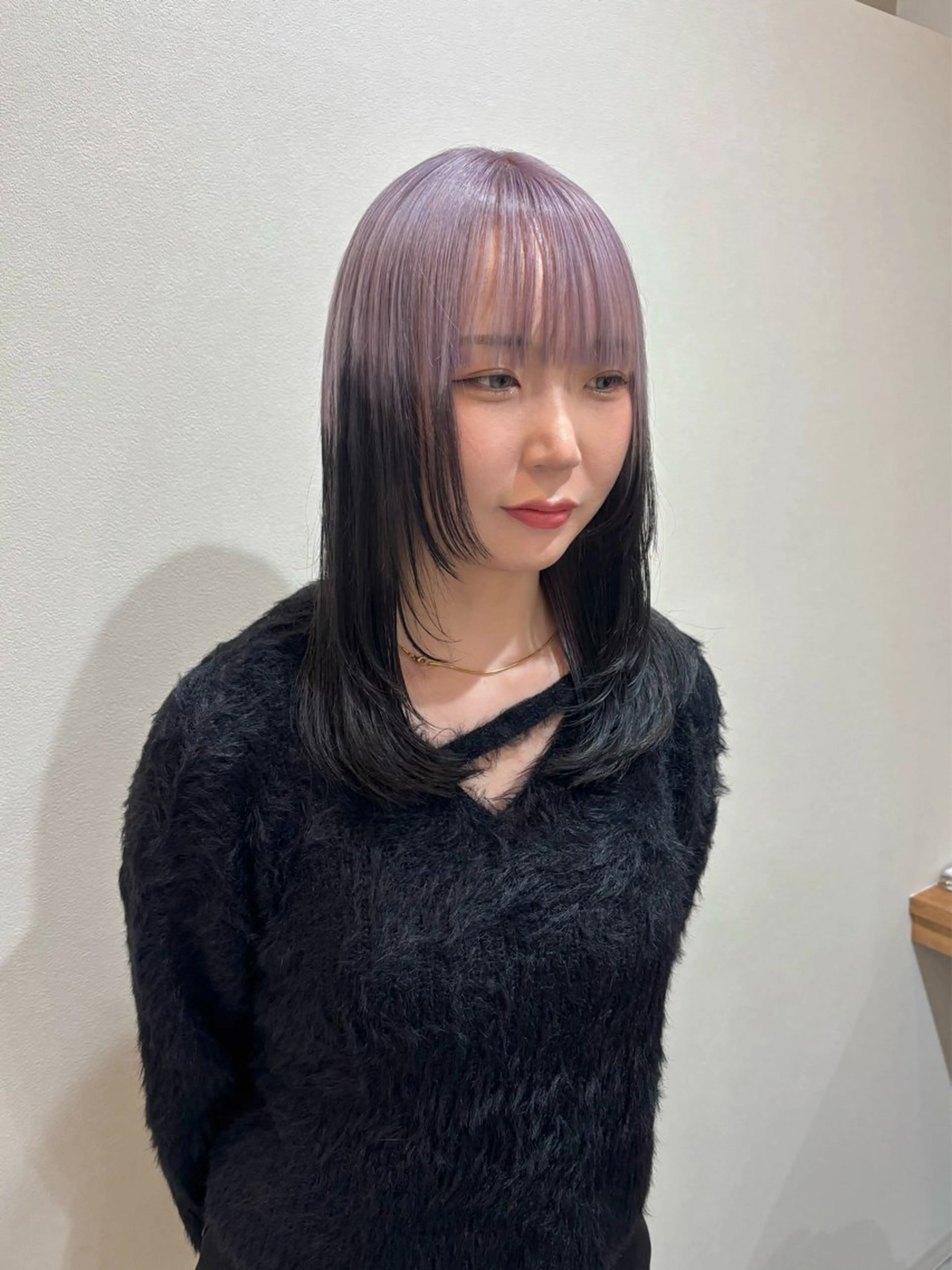 セミロング カラー カット ヘアカラー トリートメント くさかみさき🌼暖色 /耳つぼ/オタク🌼のヘアスタイル