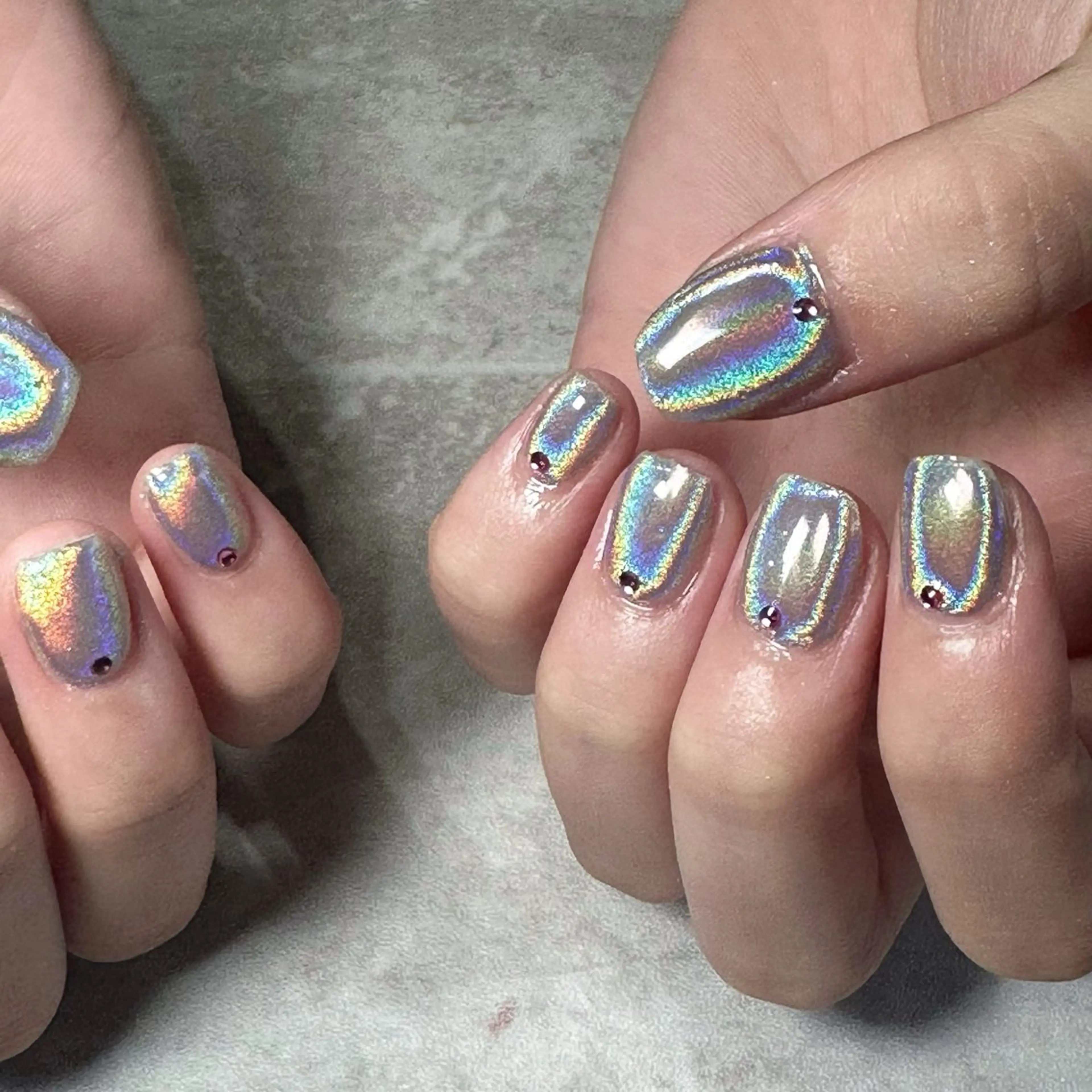 ショート nail&eye pang hinaのネイルデザイン