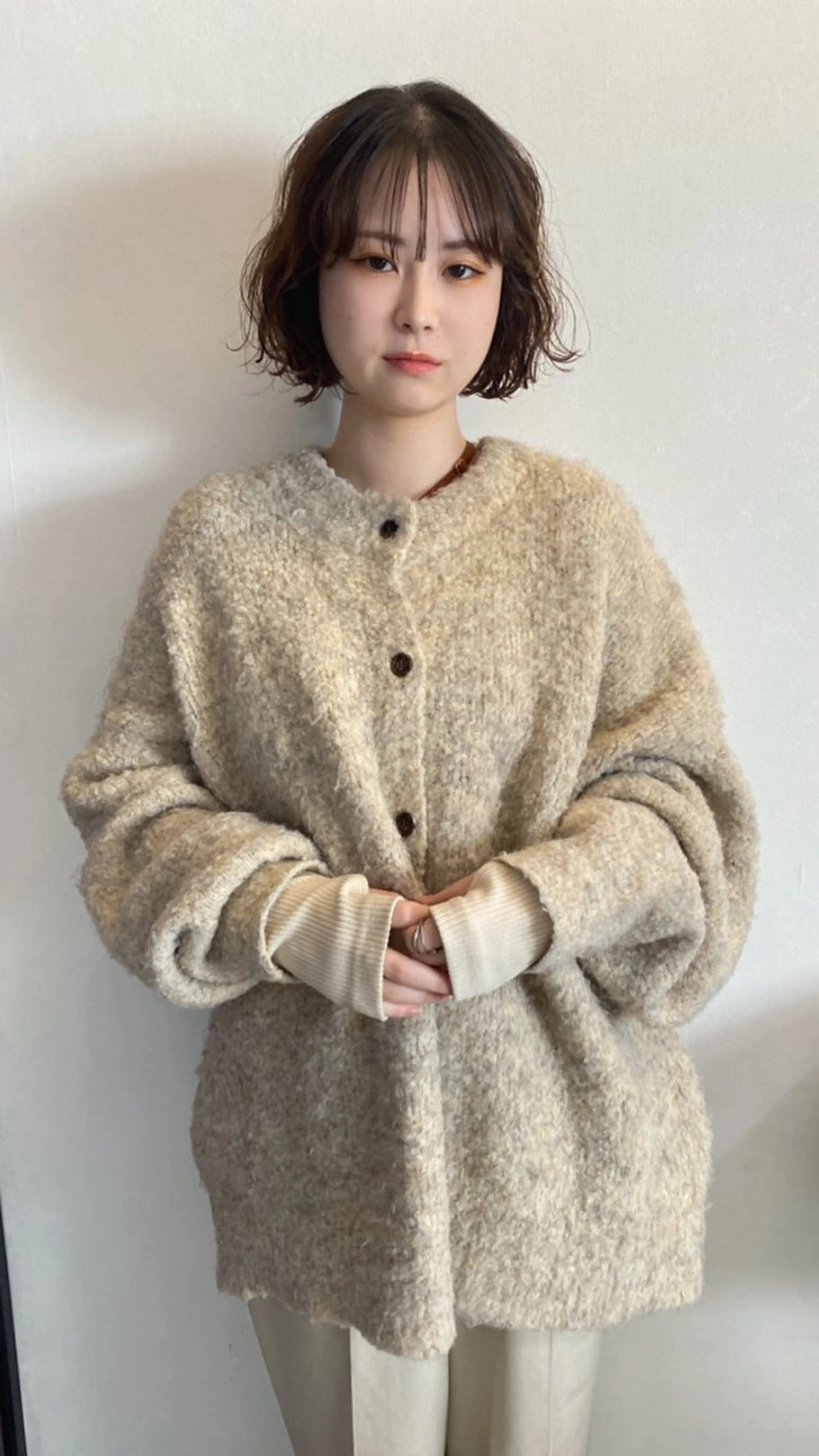 ショート カラー パーマ ヘアアレンジ 広島/ボブ/レイヤー 🌿‬wakabaのヘアスタイル