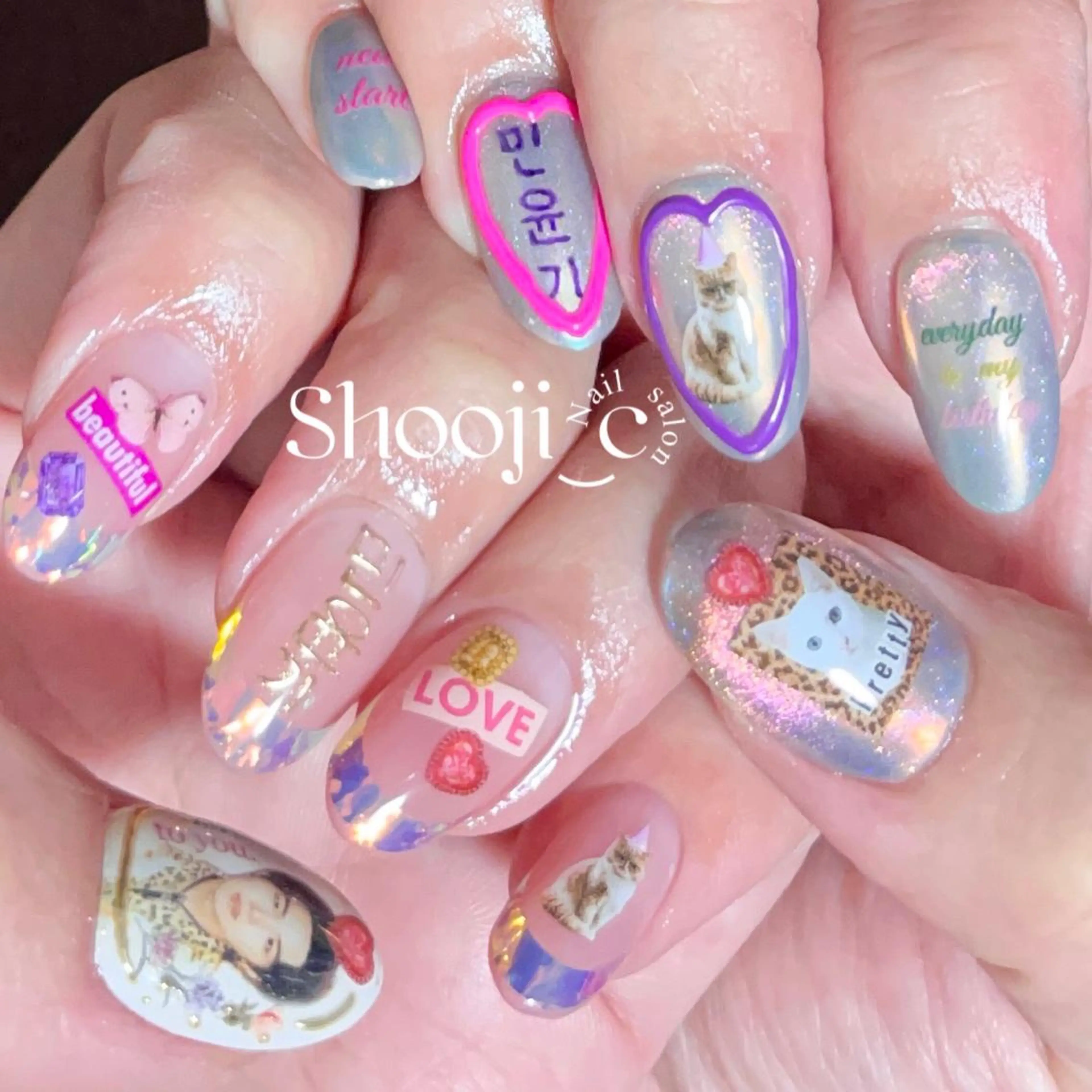 ネイル アートネイル 長さ出し ジェルネイル スカルプネイル シンプルネイル Shooji_c Nail salon所属・Shooji_c Nail salonのネイルデザイン