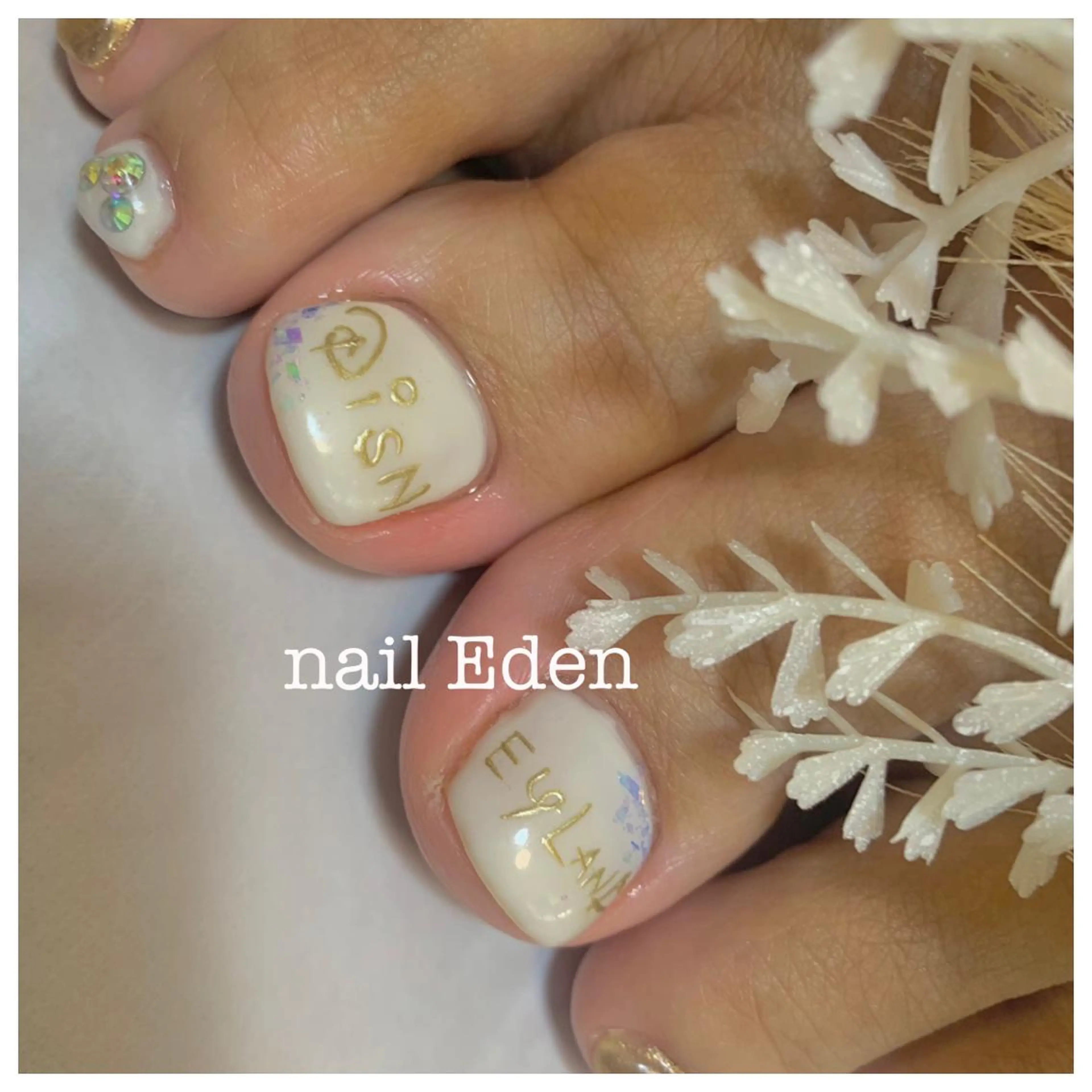 ネイル 持ち込み フットネイル Eden　private nail saron所属・Eden ♾️のネイルデザイン