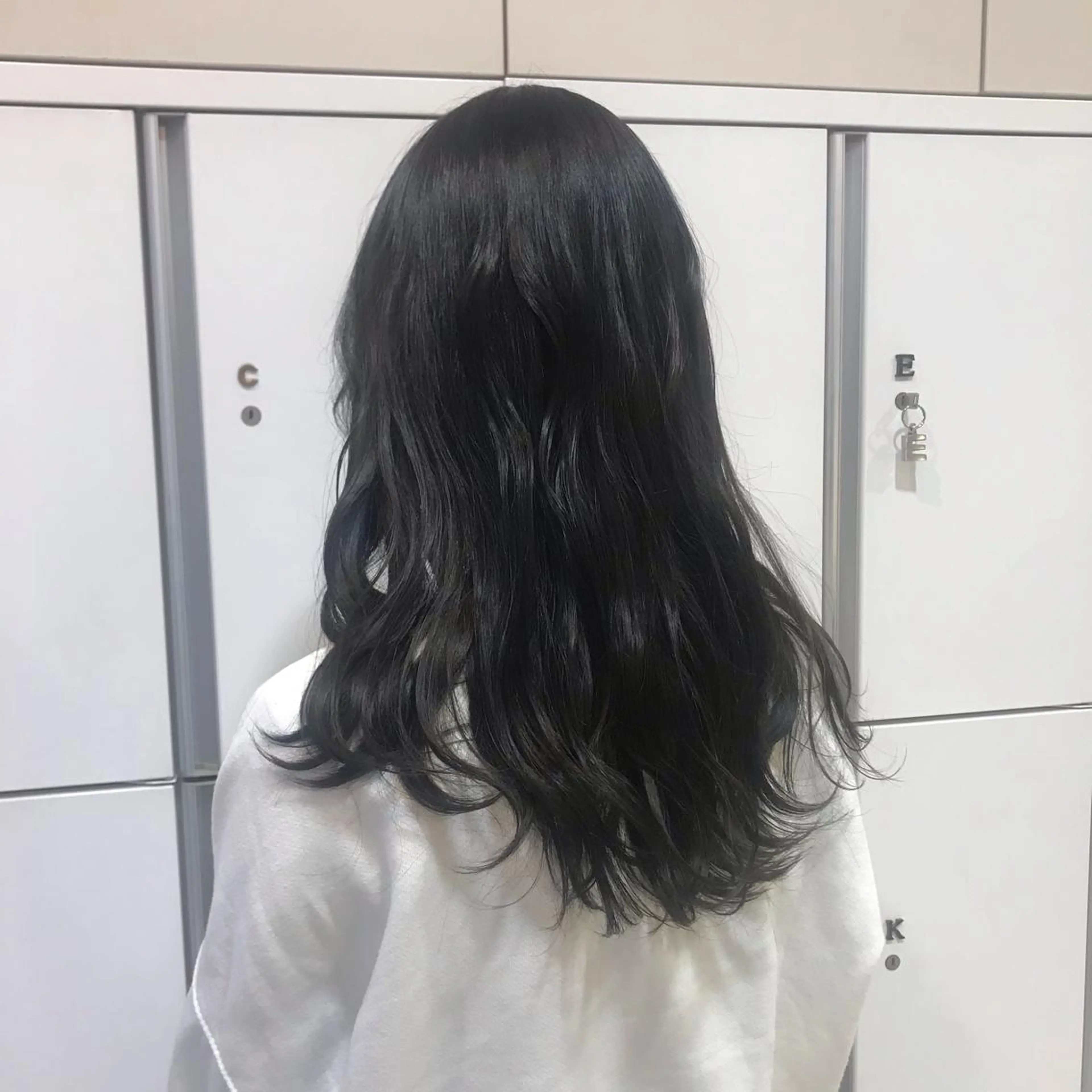 ロング カラー アッシュ ブルーカラー ブルーアッシュ ヘアカラー 透明感カラー/ボブ / MARIE🍇のヘアスタイル