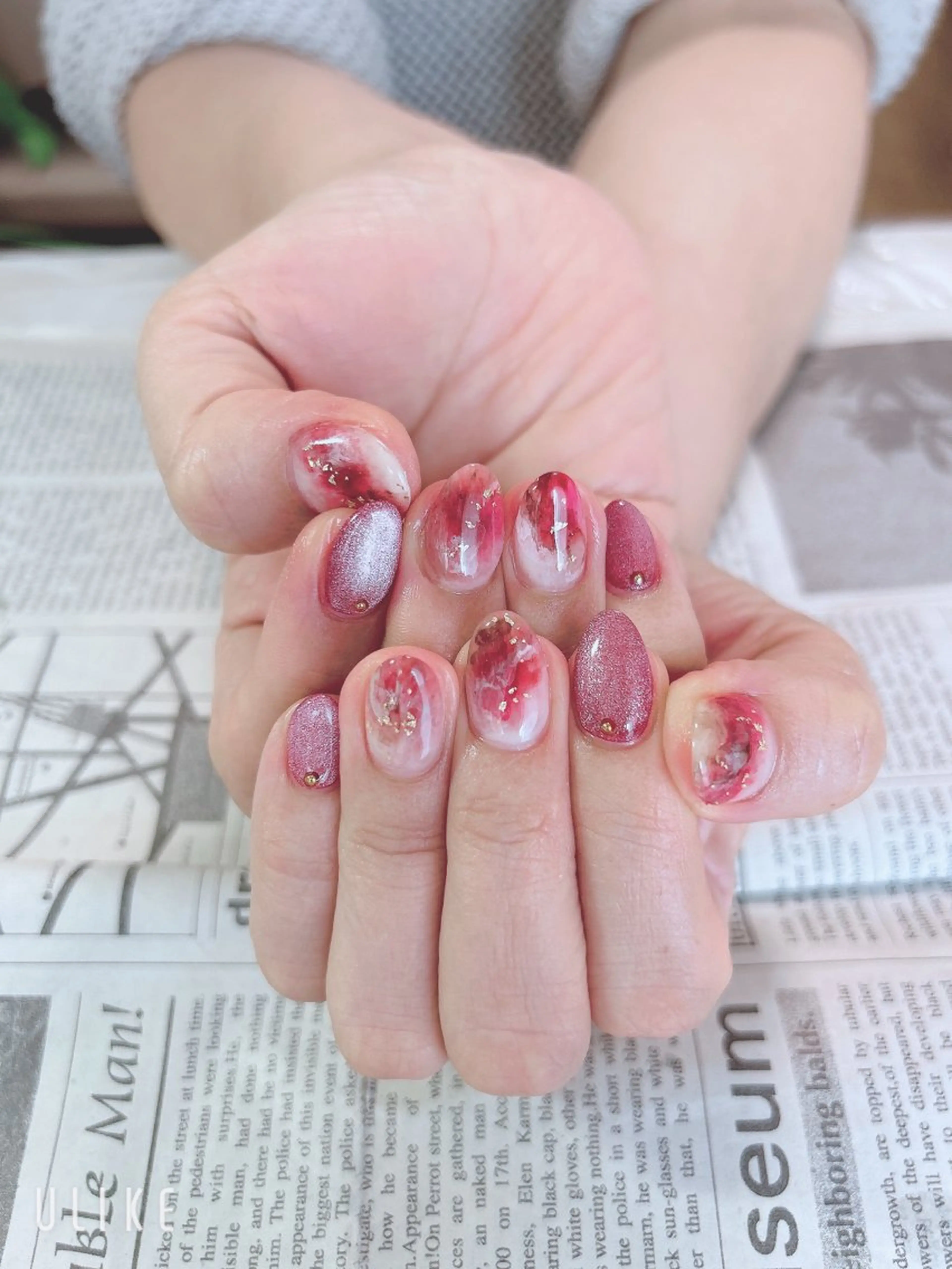 ネイル ハンドネイル ハンドケア 森山 舞のネイルデザイン