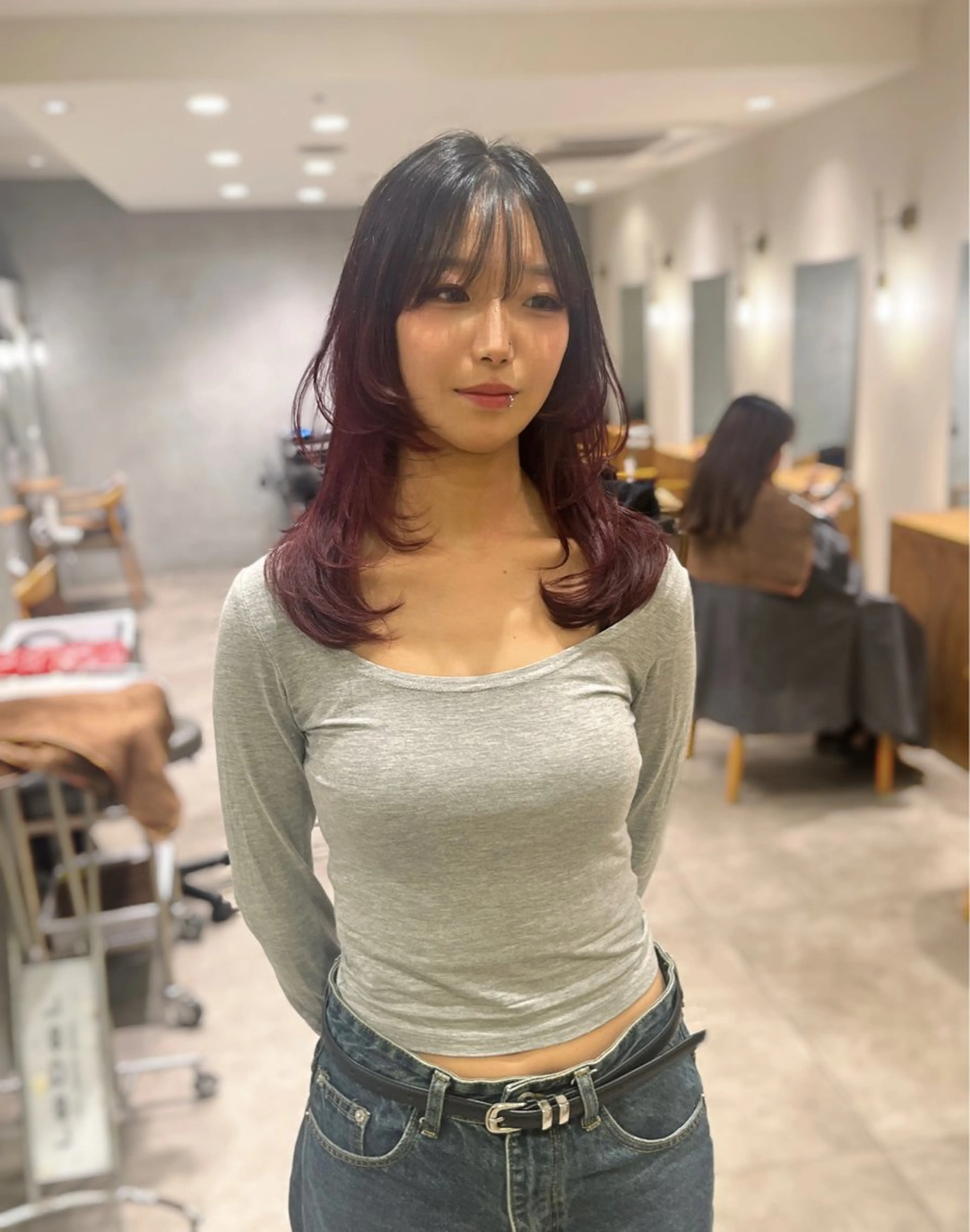 ミディアム eNN『エン』所属・河原 楓樹のヘアスタイル