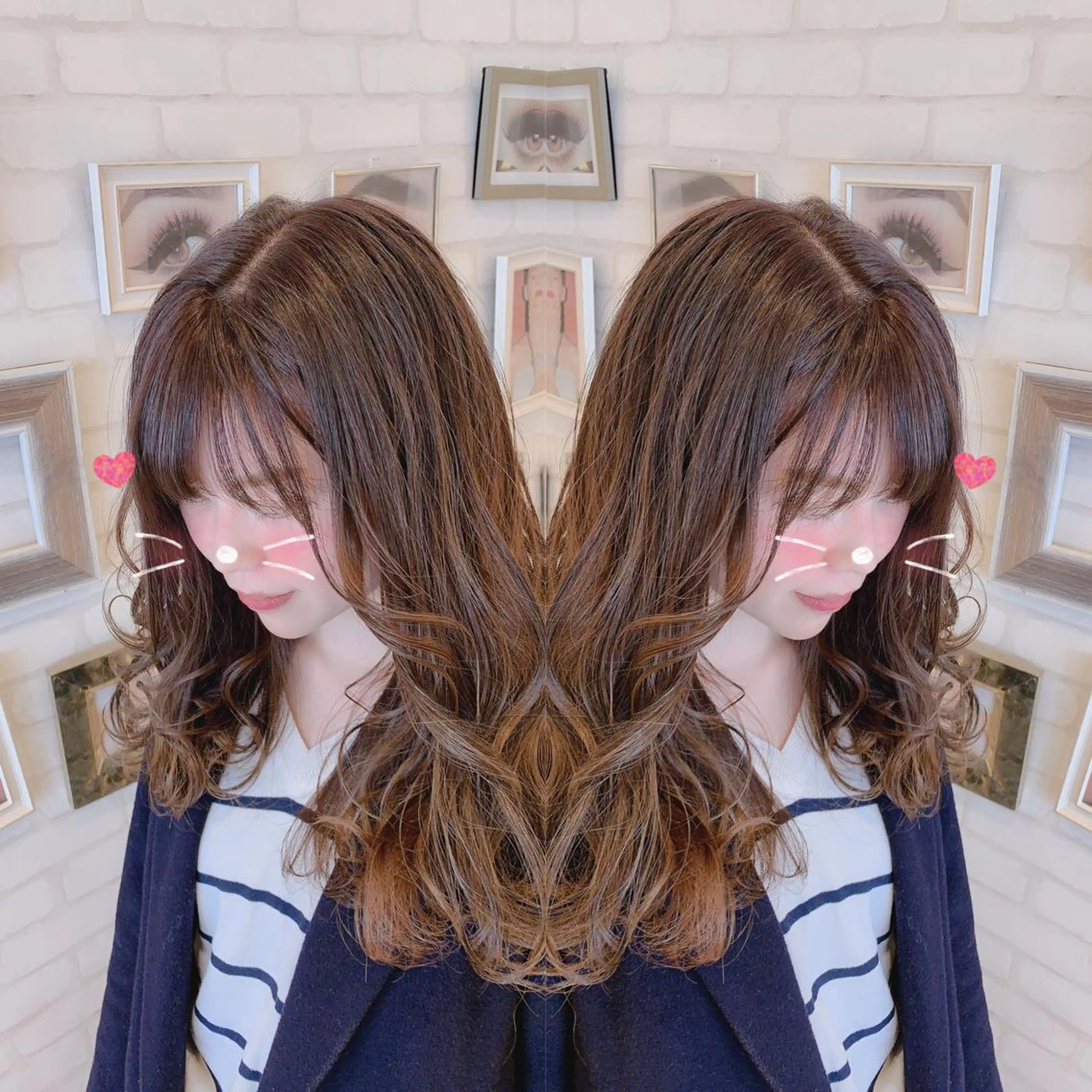 セミロング ému エミュ　hair &spa所属・近藤 みゅうまのヘアスタイル