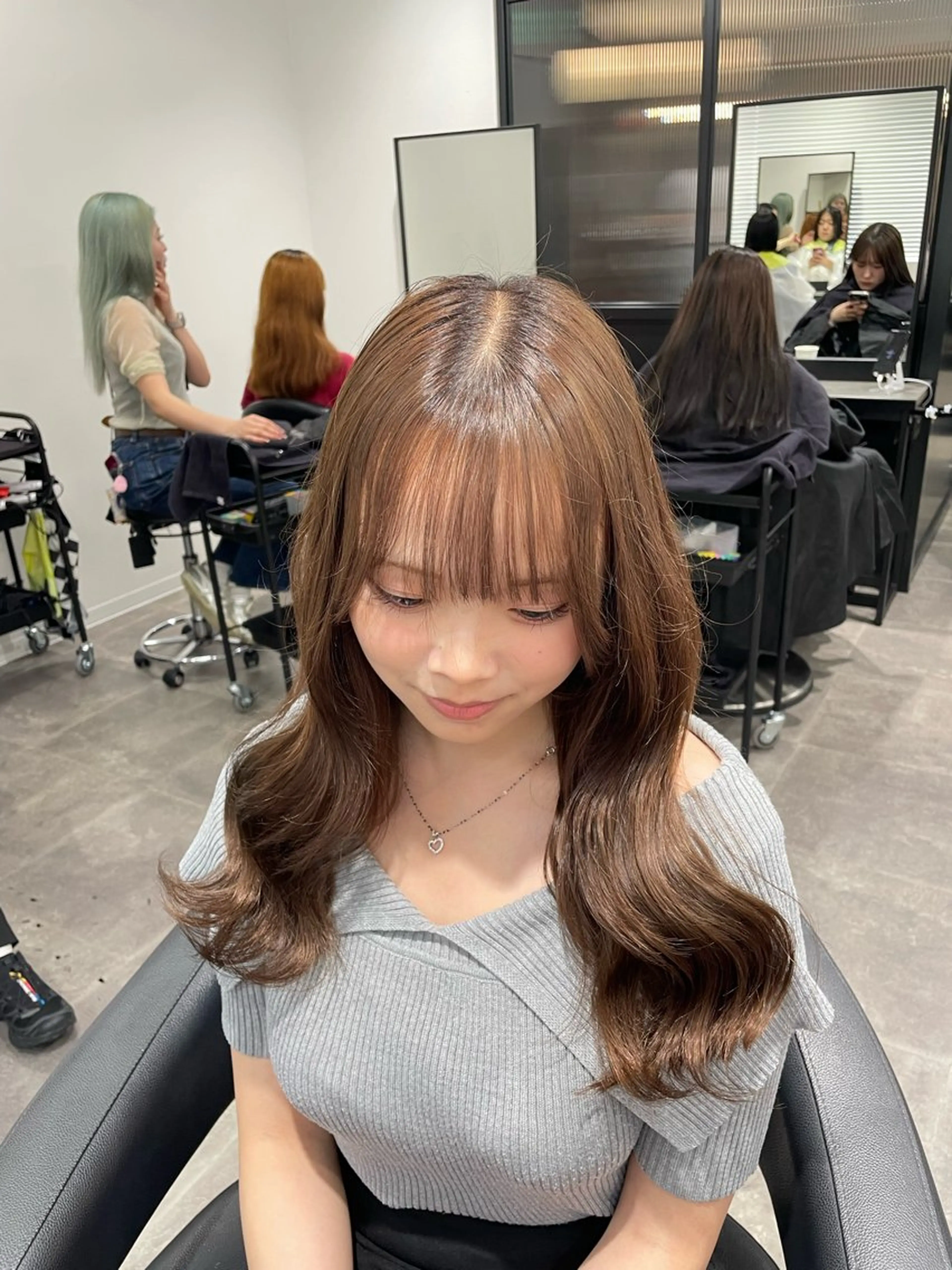 ロング カラー 🎀暖色/ラベンダー /paru🤍のヘアスタイル