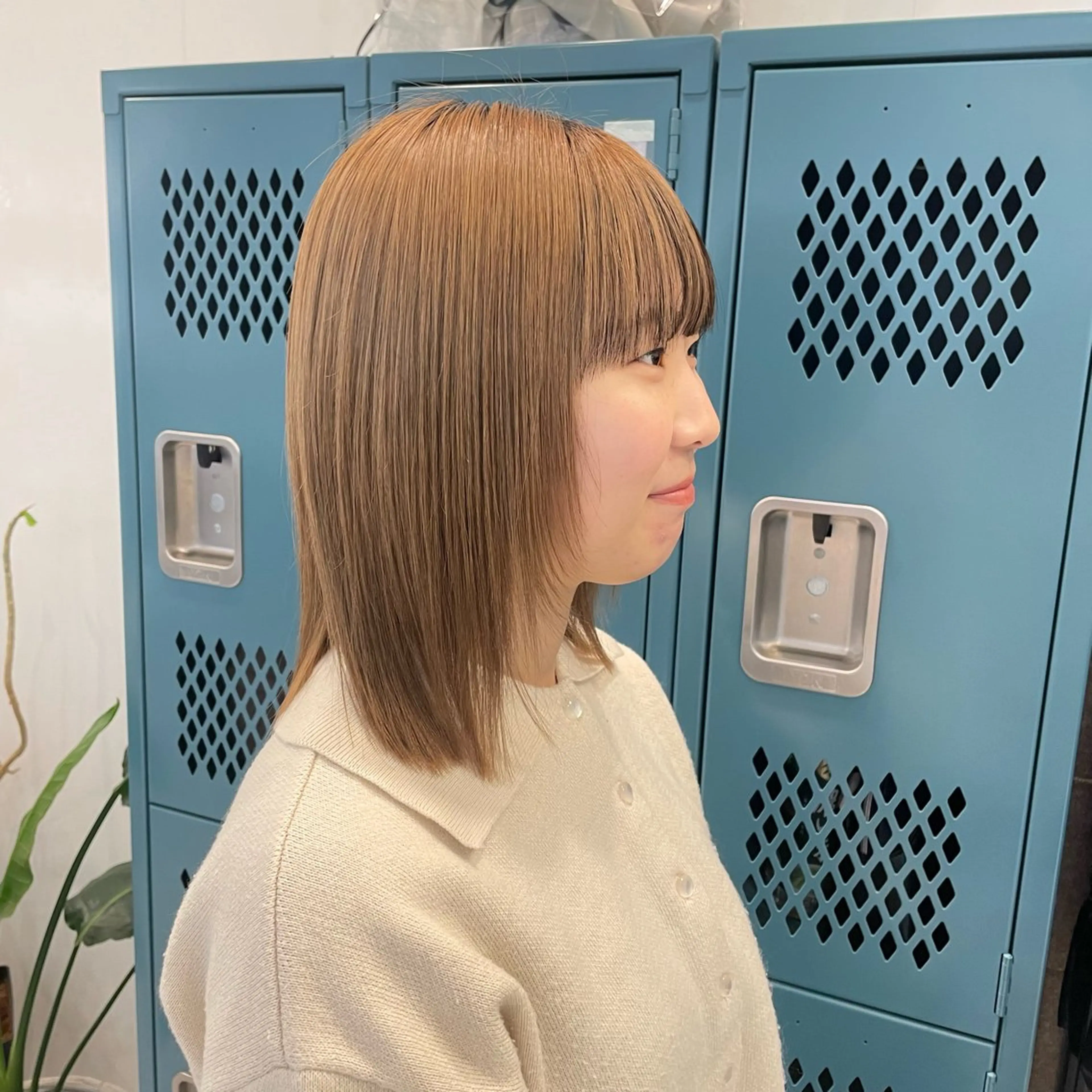 ミディアム 田口 花葉のヘアスタイル