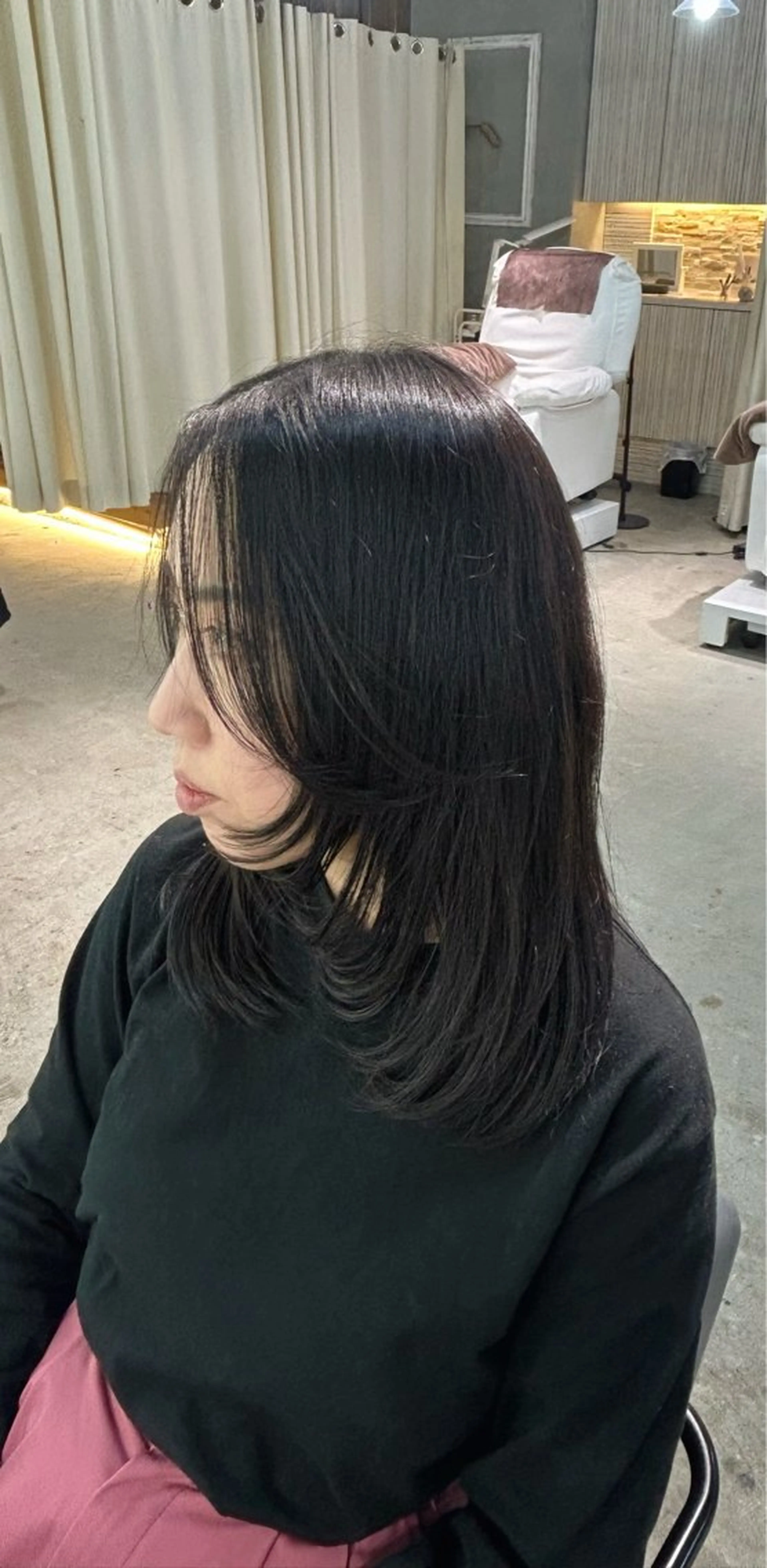 セミロング レイヤーカット 高橋 航大のヘアスタイル