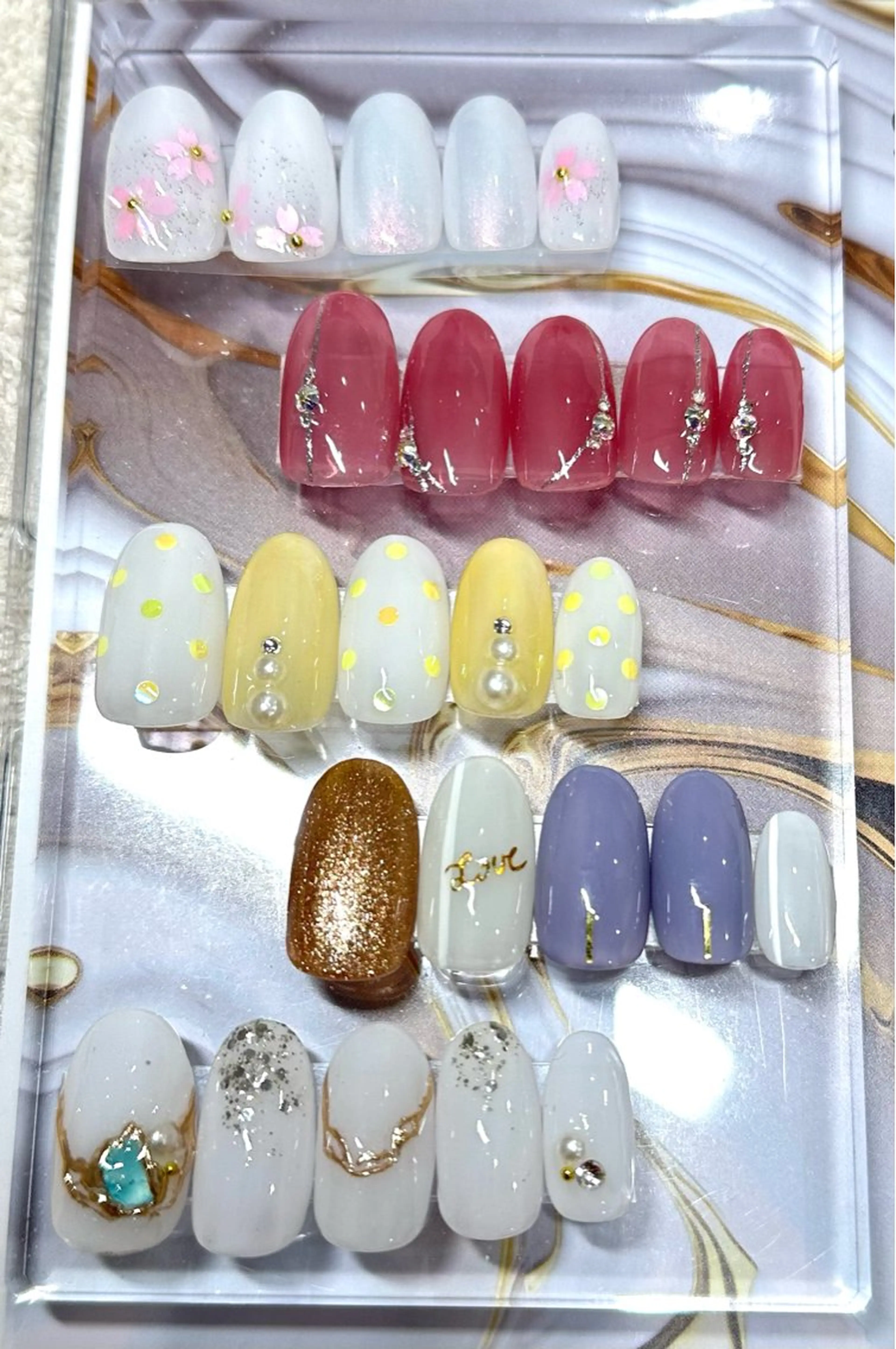 ネイル 卒業式 オフィスネイル 春ネイル wellmoon Tanaのネイルデザイン