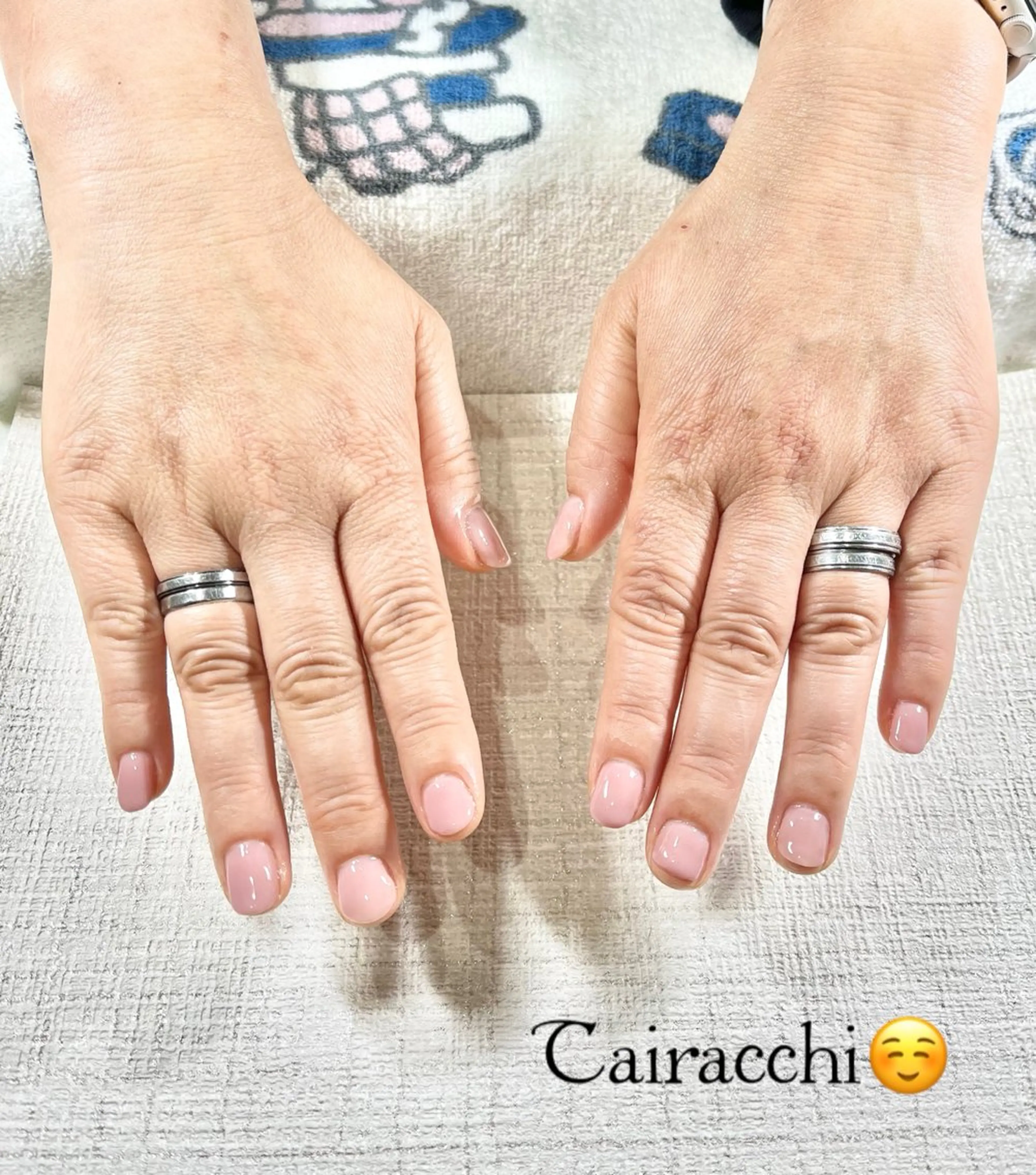 ネイル アートネイル ピンク ショートネイル ハンドネイル Tairacchi ﾀｲﾗｯﾁのネイルデザイン