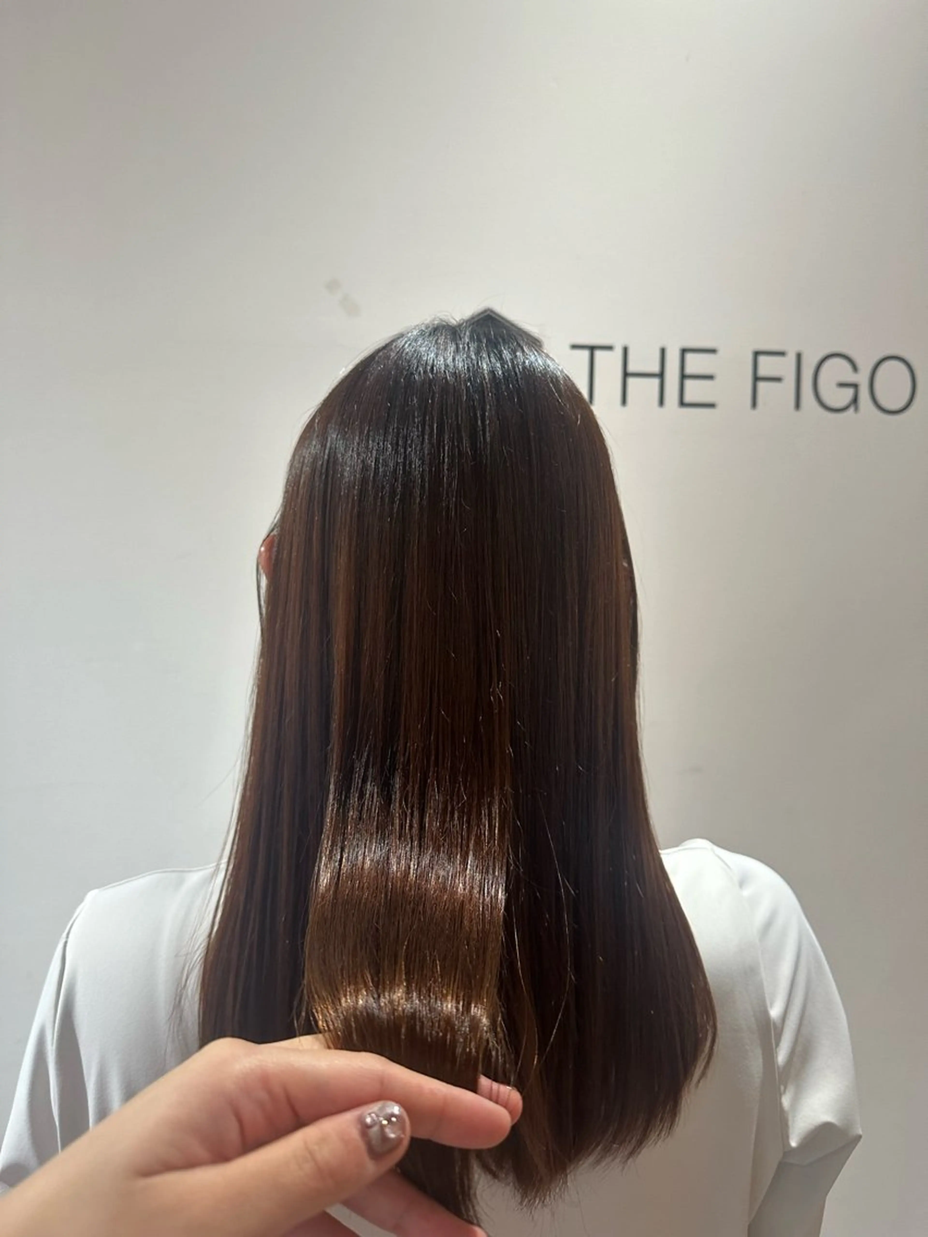 ロング カラー カット ヘアカラー トリートメント いまじゅく あおいのヘアスタイル