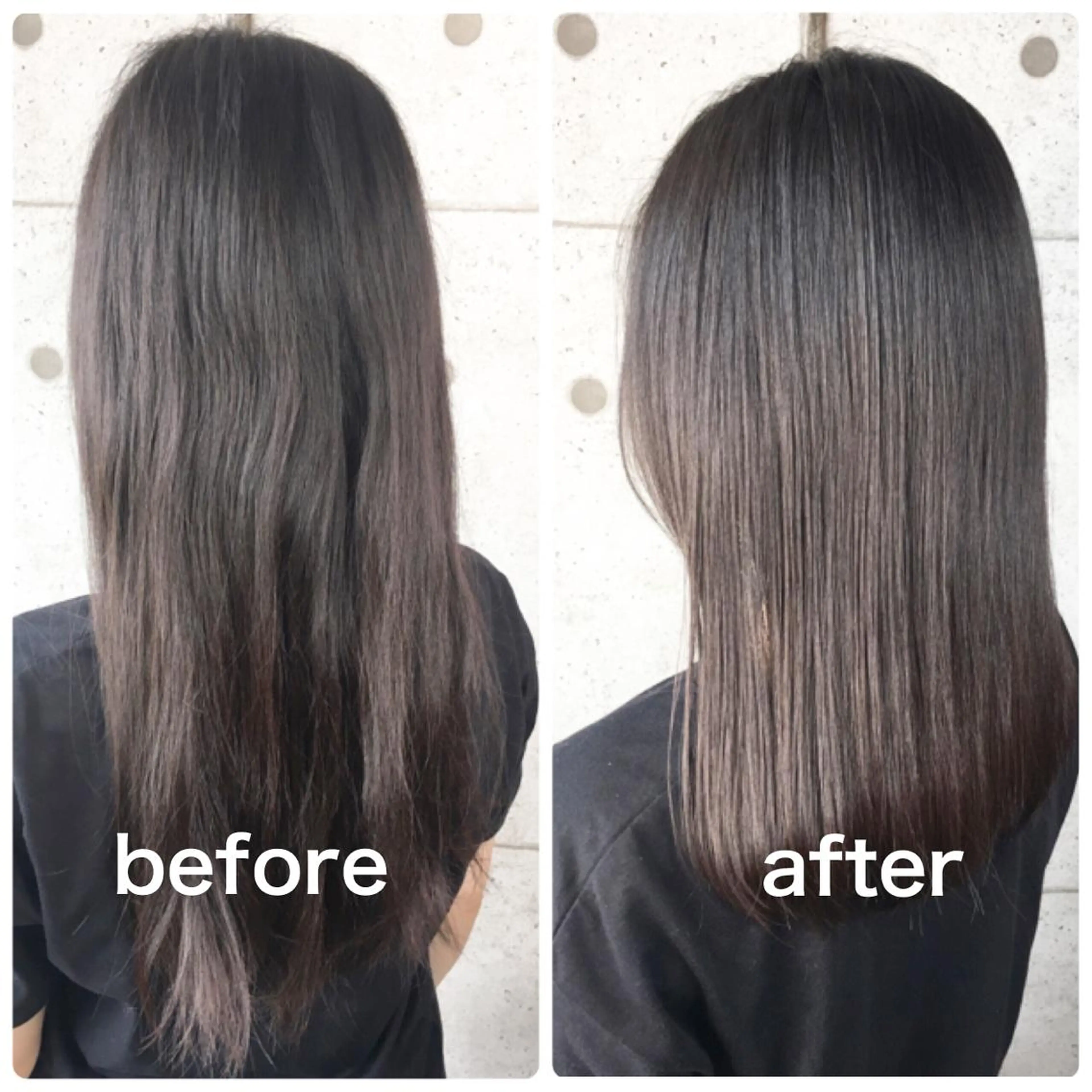 ミディアム トリートメント 酸熱トリートメント 足立 磨咲のヘアスタイル