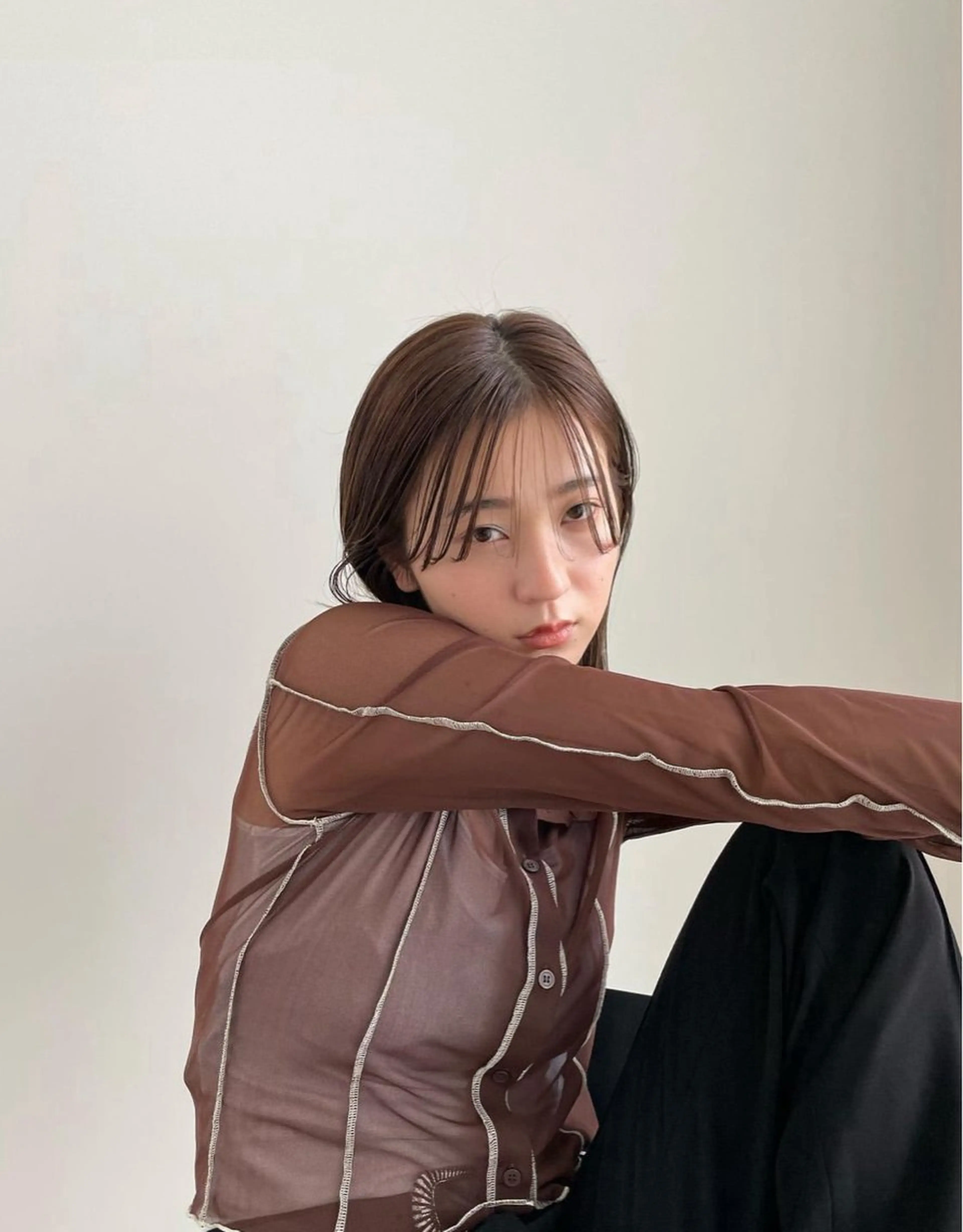 カラー トリートメント ウエチ モモカのヘアスタイル