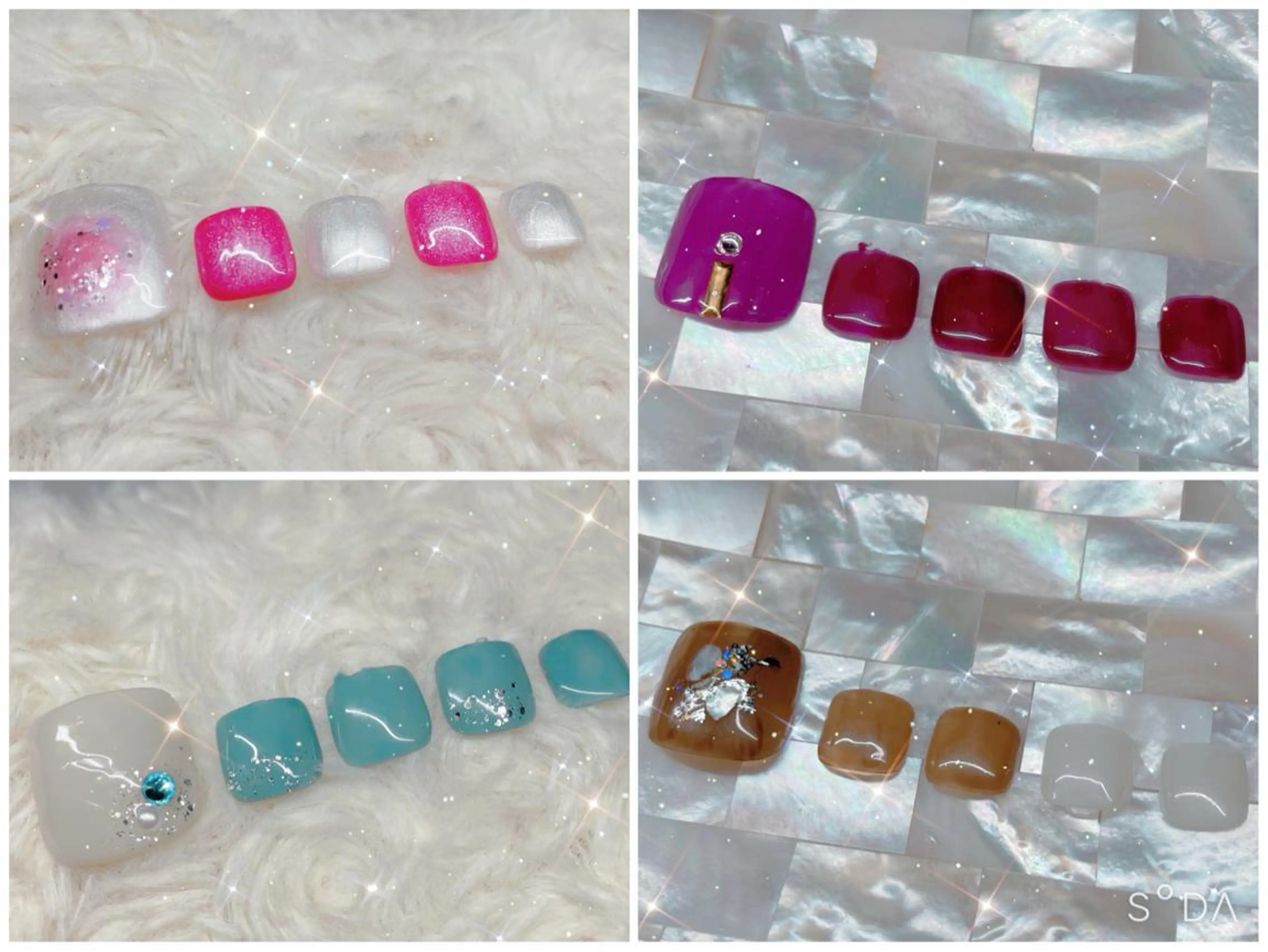 ネイル フットネイル フットネイル Raffinato 怜奈のネイルデザイン