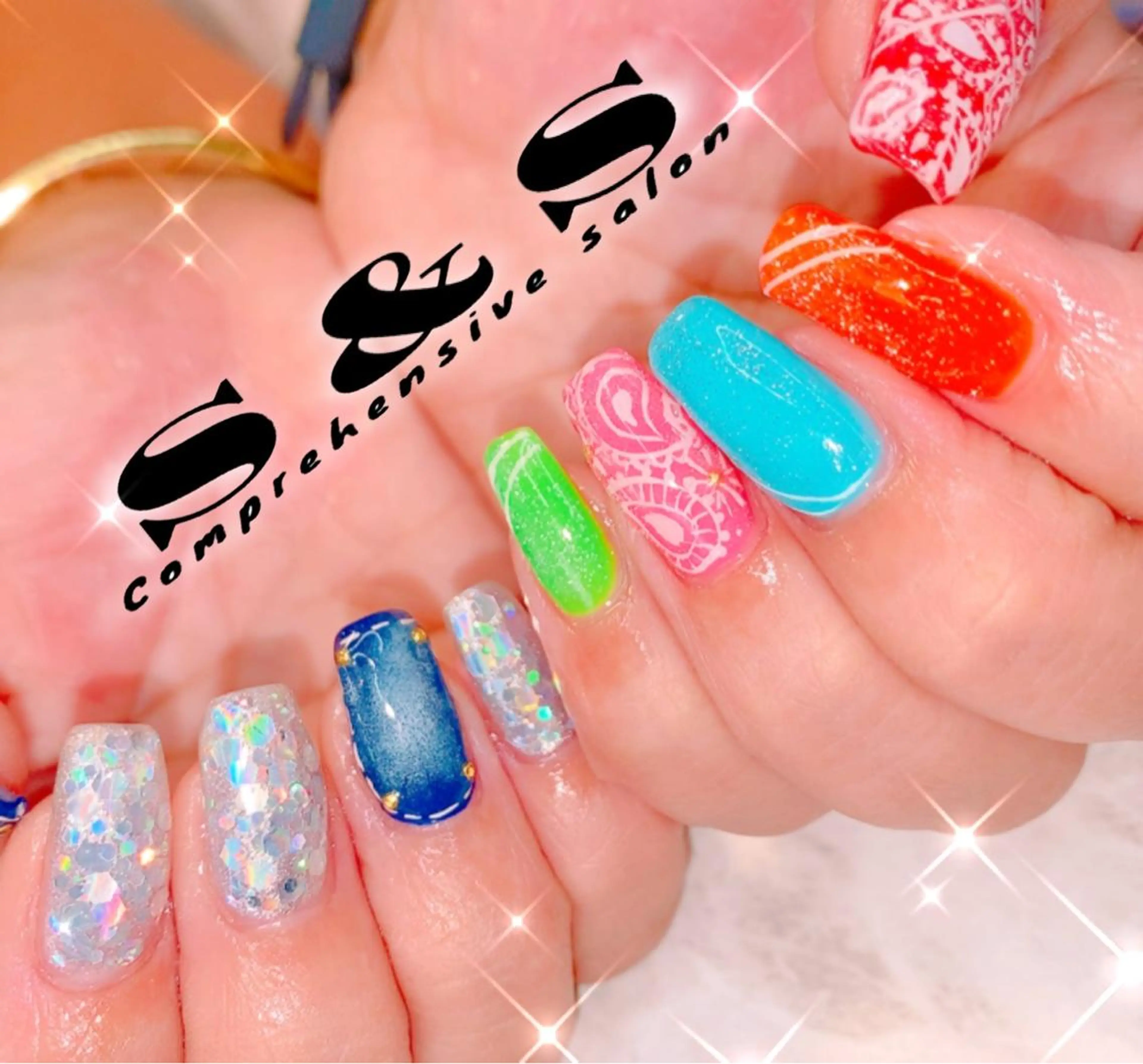 ネイル 長さ出し メンズネイル 持ち込み スカルプネイル S&S 村田小百合のネイルデザイン