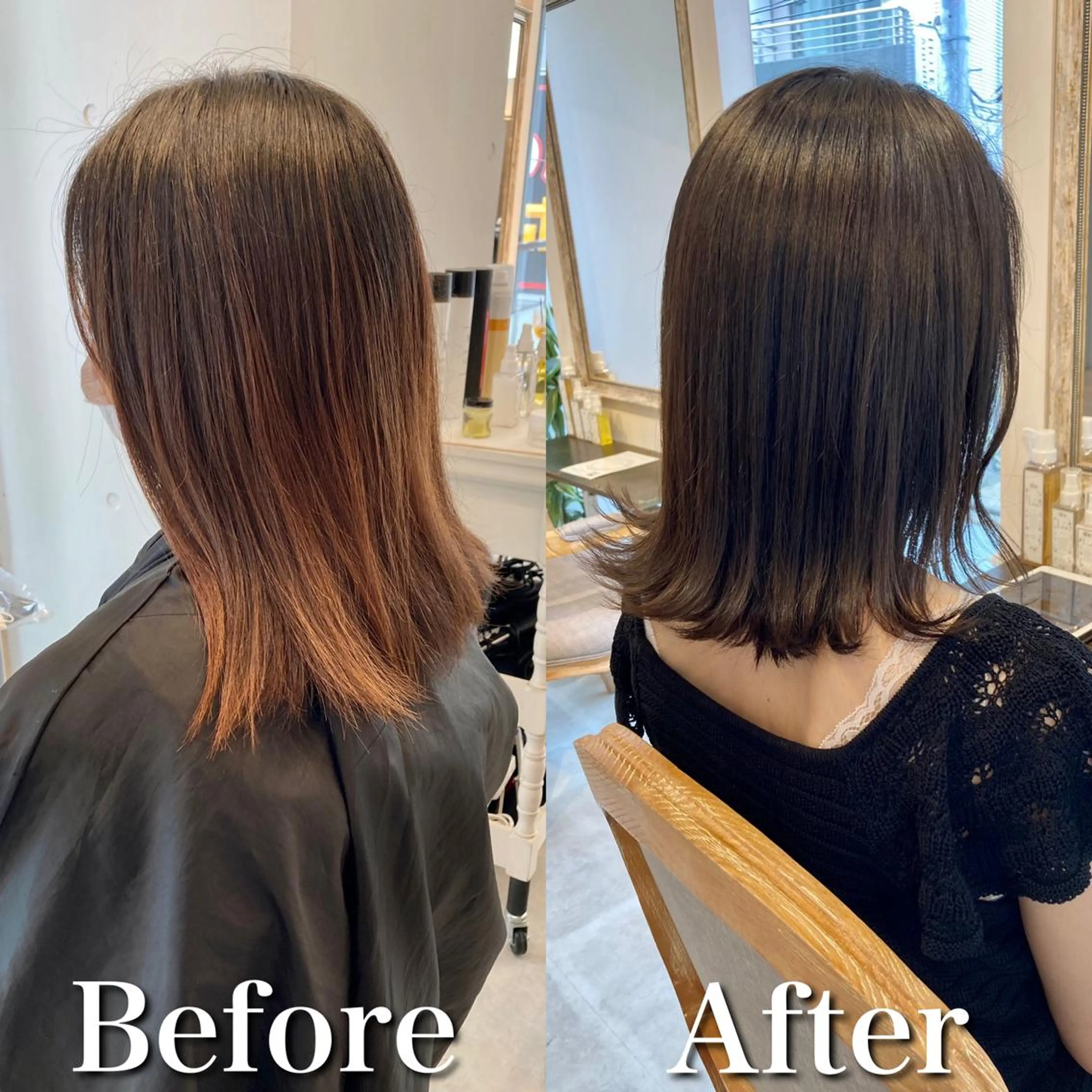 ミディアム ボブ& 髪質改善FUMIYAのヘアスタイル