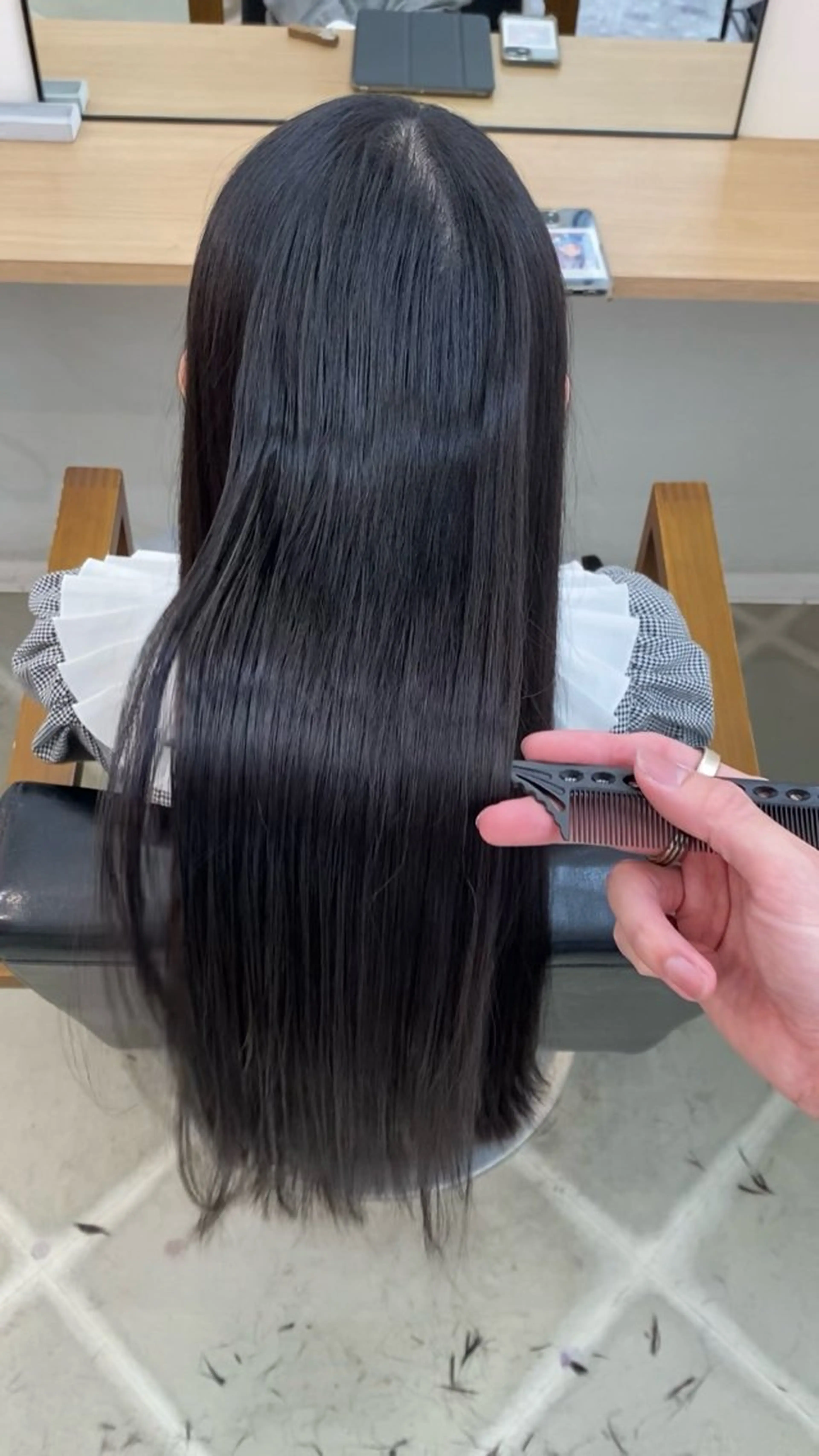 ロング 石川 達也のヘアスタイル