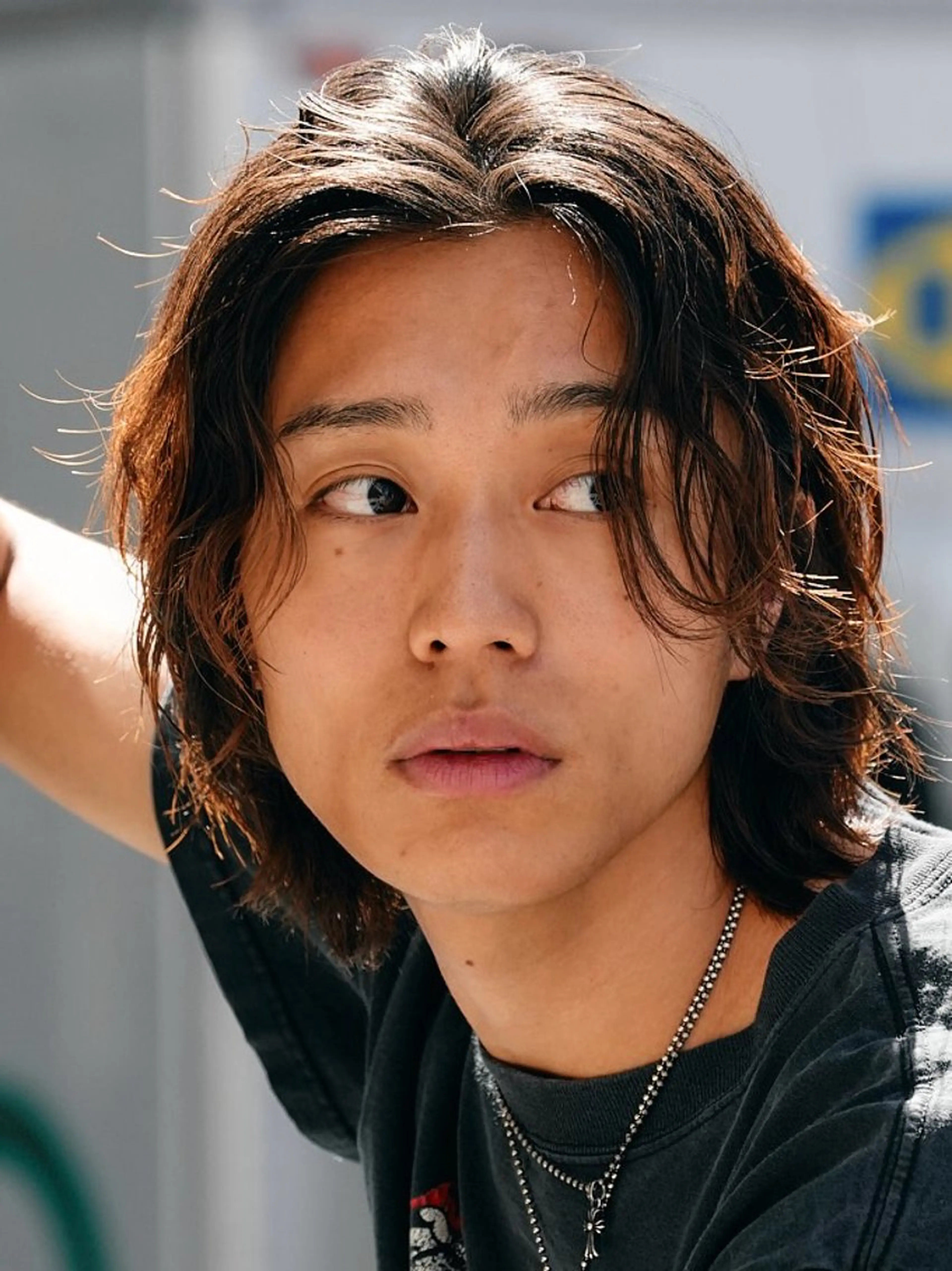 セミロング パーマ メンズ メンズパーマ セミロングパーマ スパイラルパーマ 夏果⭐︎fifth 天神 海外風パーマのヘアスタイル