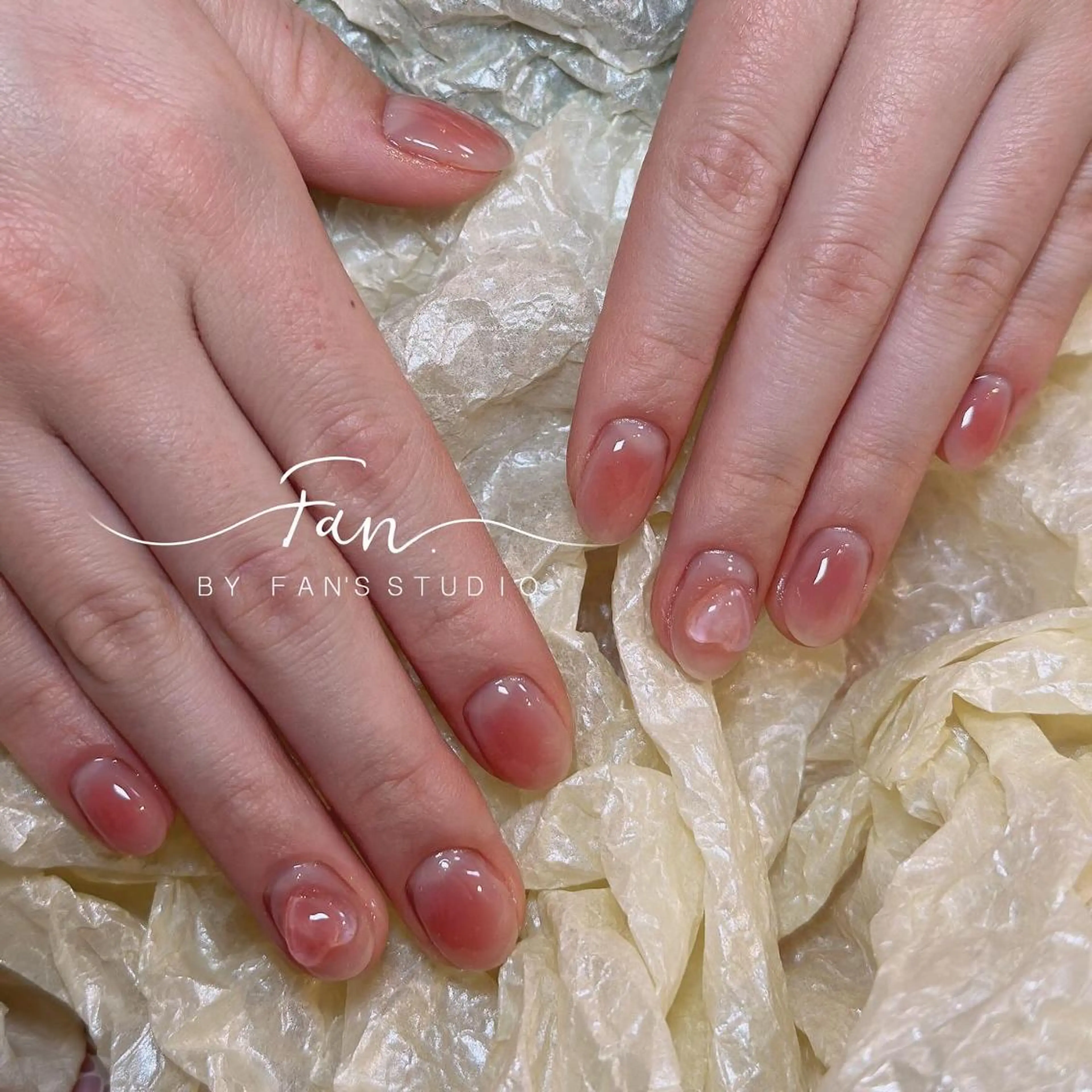 チップ長さだし10本+チークマグネットフレンチの写真