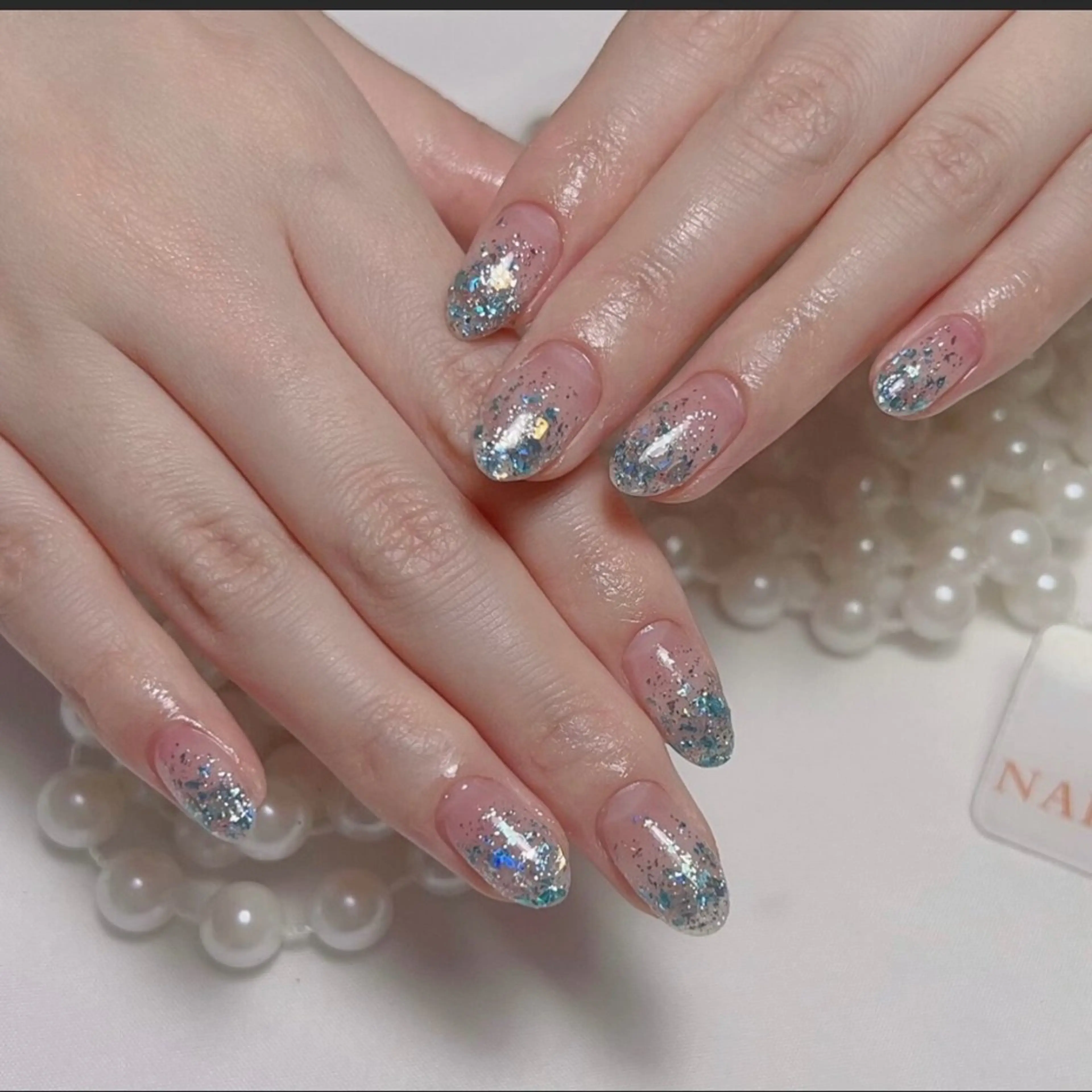 ネイル アートネイル フレンチネイル ジェルネイル グラデーション 韓国ネイル ハンドネイル 💕鈴木ユリ パラジェル/オフ無料のネイルデザイン