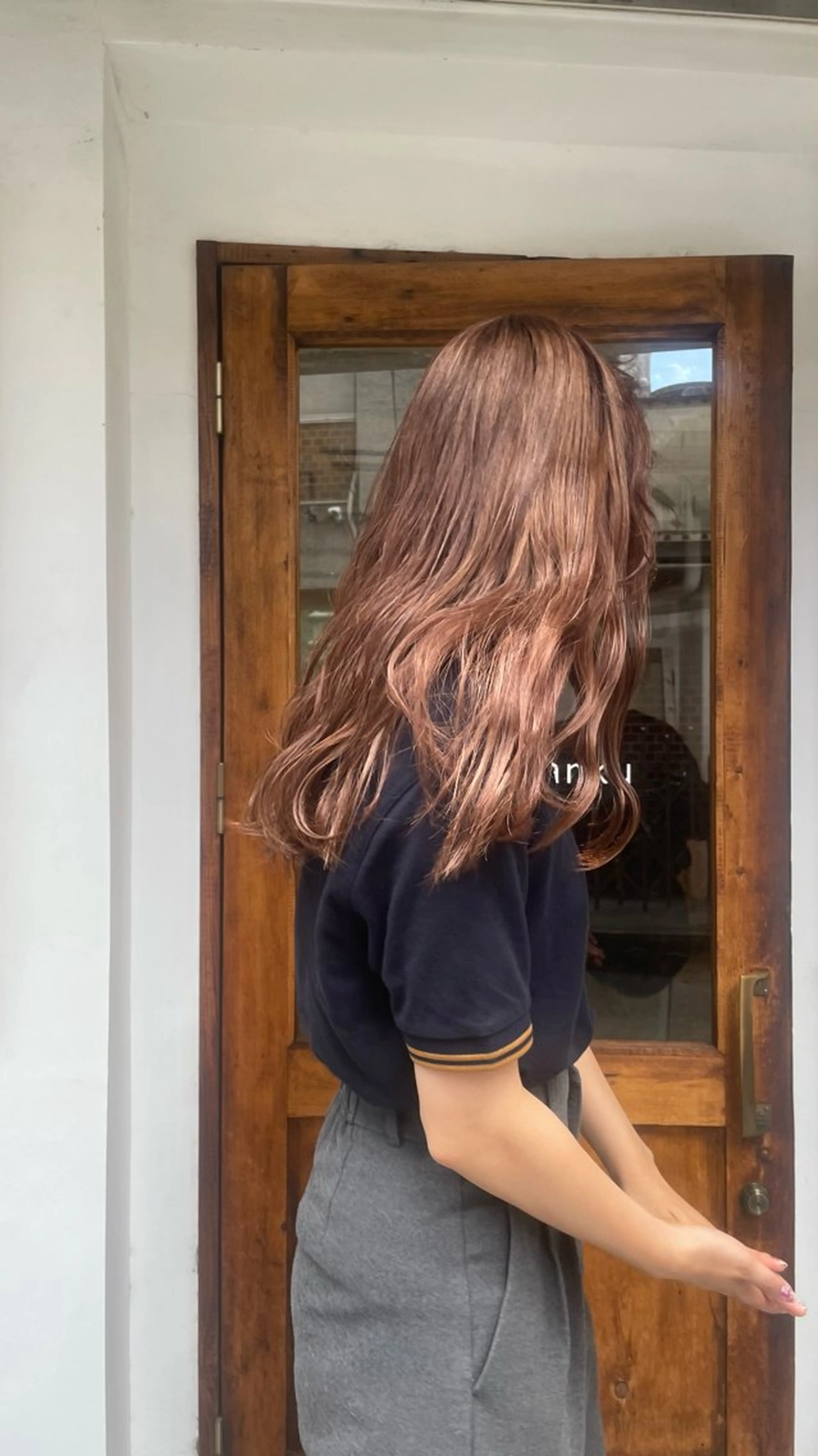 ロング カラー ベージュカラー 透明感カラー ピンクカラー 🪐メンズモデル募集 | オカモトノア🪐のヘアスタイル