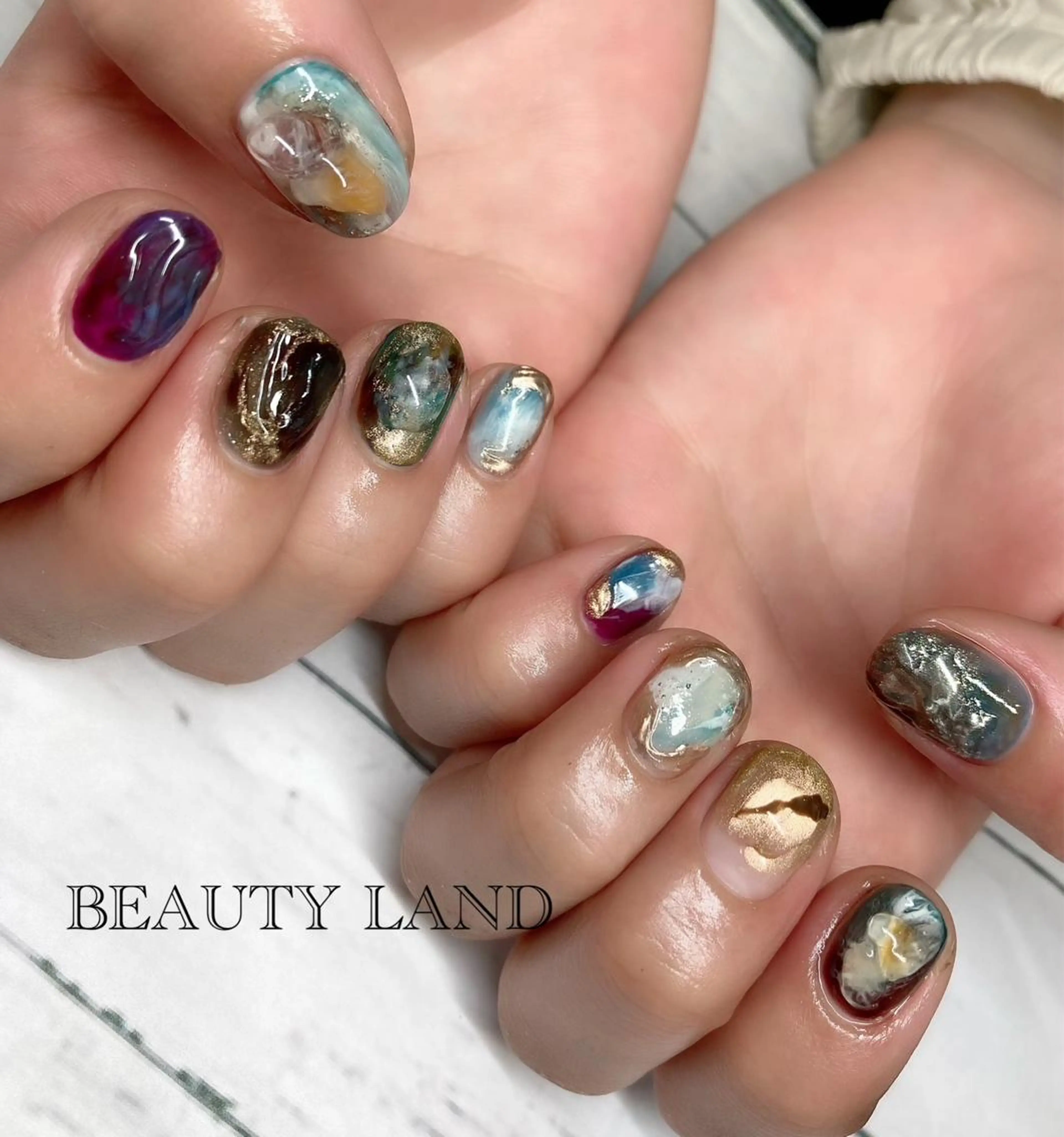 ネイル ハンドネイル 市川駅 ✿中津のネイルデザイン