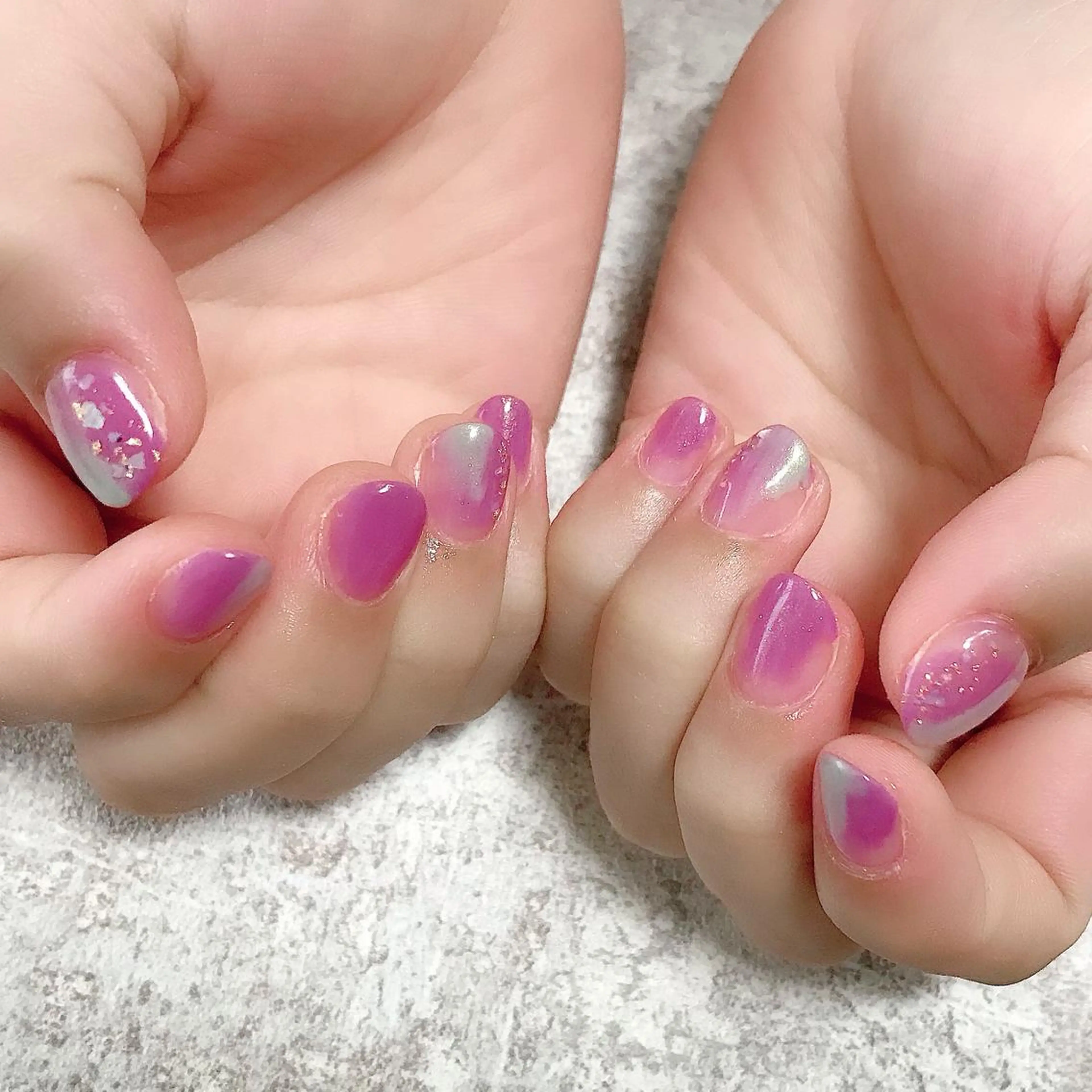 ネイル フットネイル ラメ(グリッター) ワンカラーネイル kikinail 溝の口のネイルデザイン