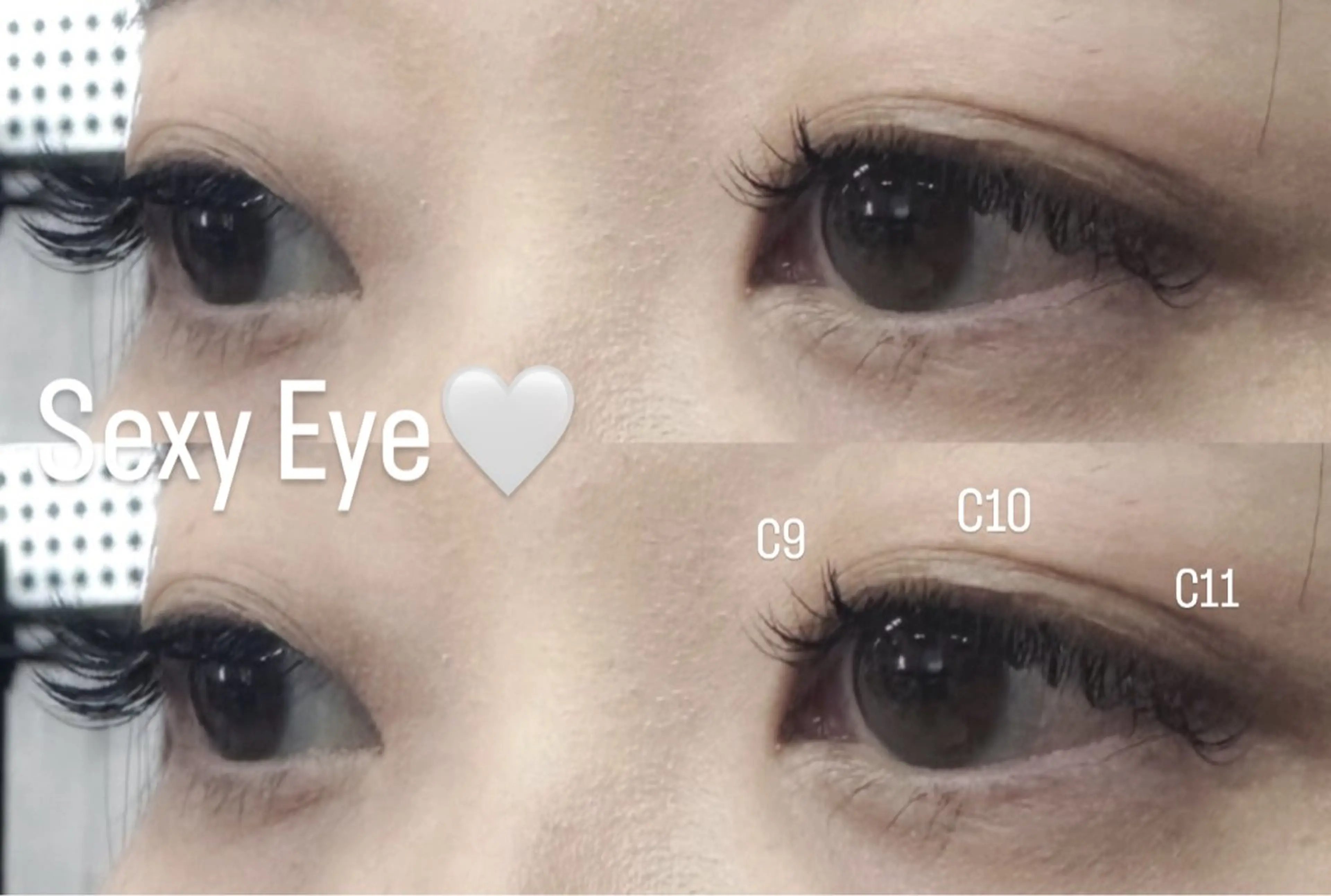 マツエク・マツパ Cカール ミンク MAQUIA泉中央店 相馬のマツエク・マツパデザイン