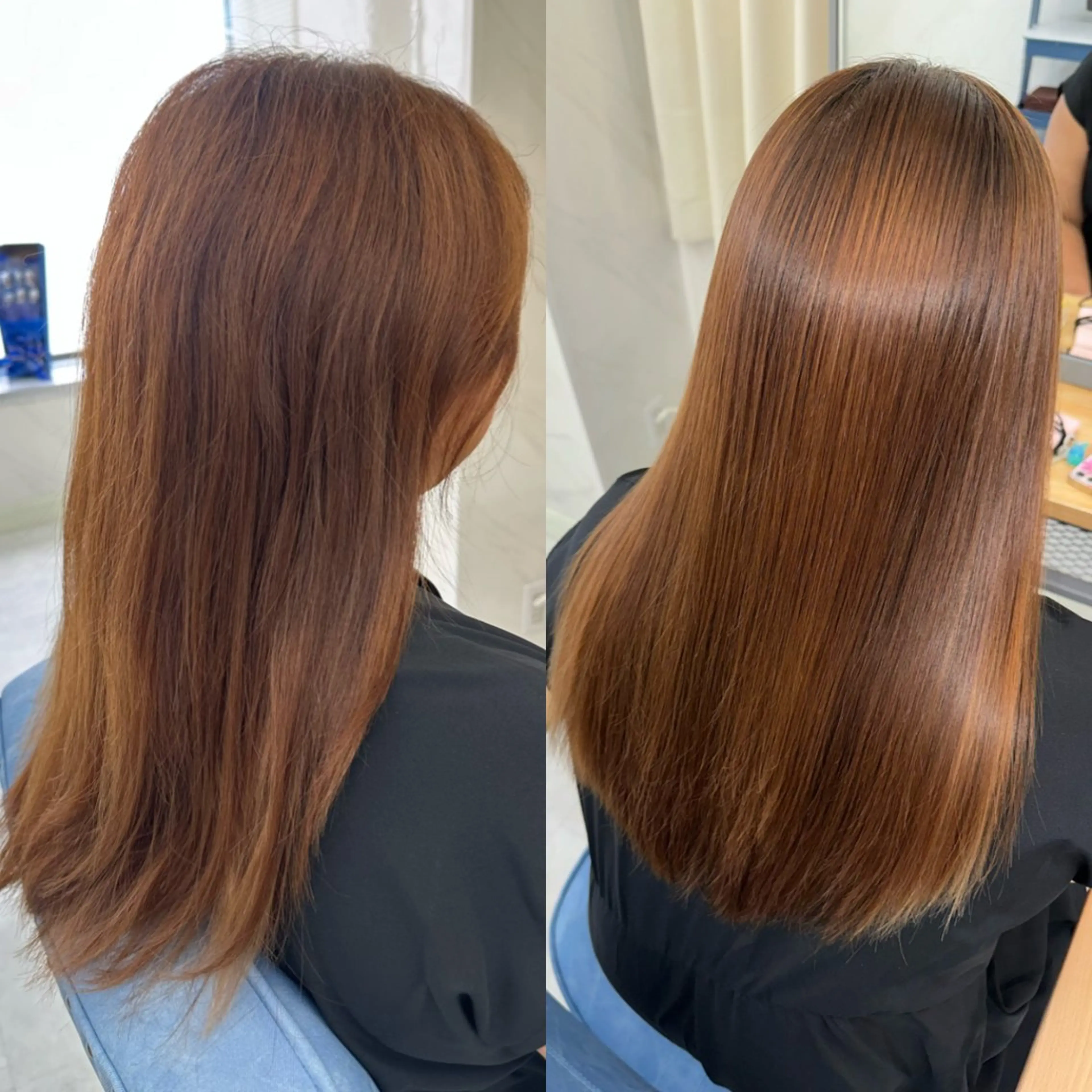 セミロング 髪質改善 縮毛矯正 トリートメント 酸性ストレート 酸熱トリートメント カット 縮毛矯正 トリートメント 縮毛矯正/髪質改善/ レイヤー代々木/木下のヘアスタイル